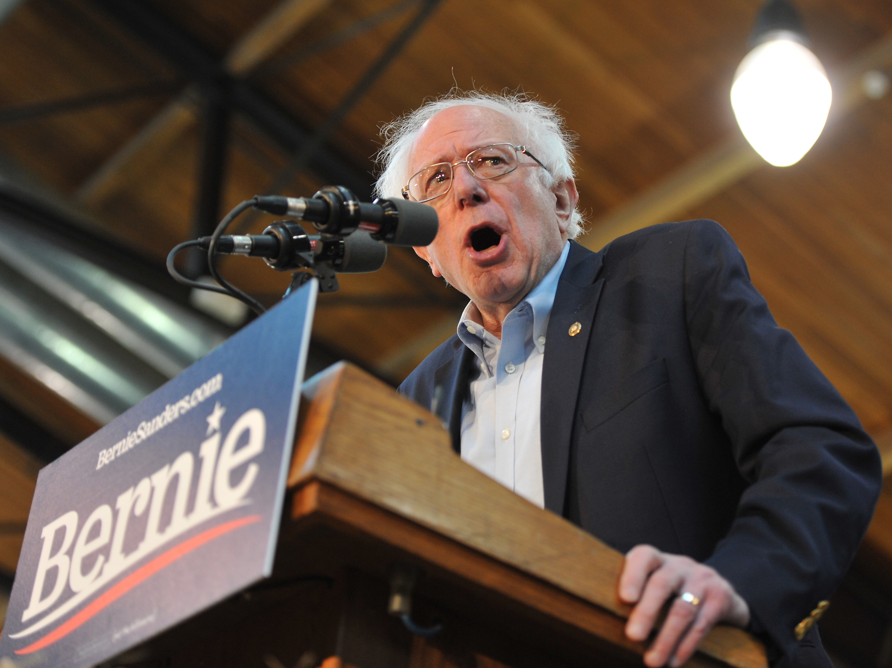 Bernie Sanders Holds Campaign Rally In Des Moines