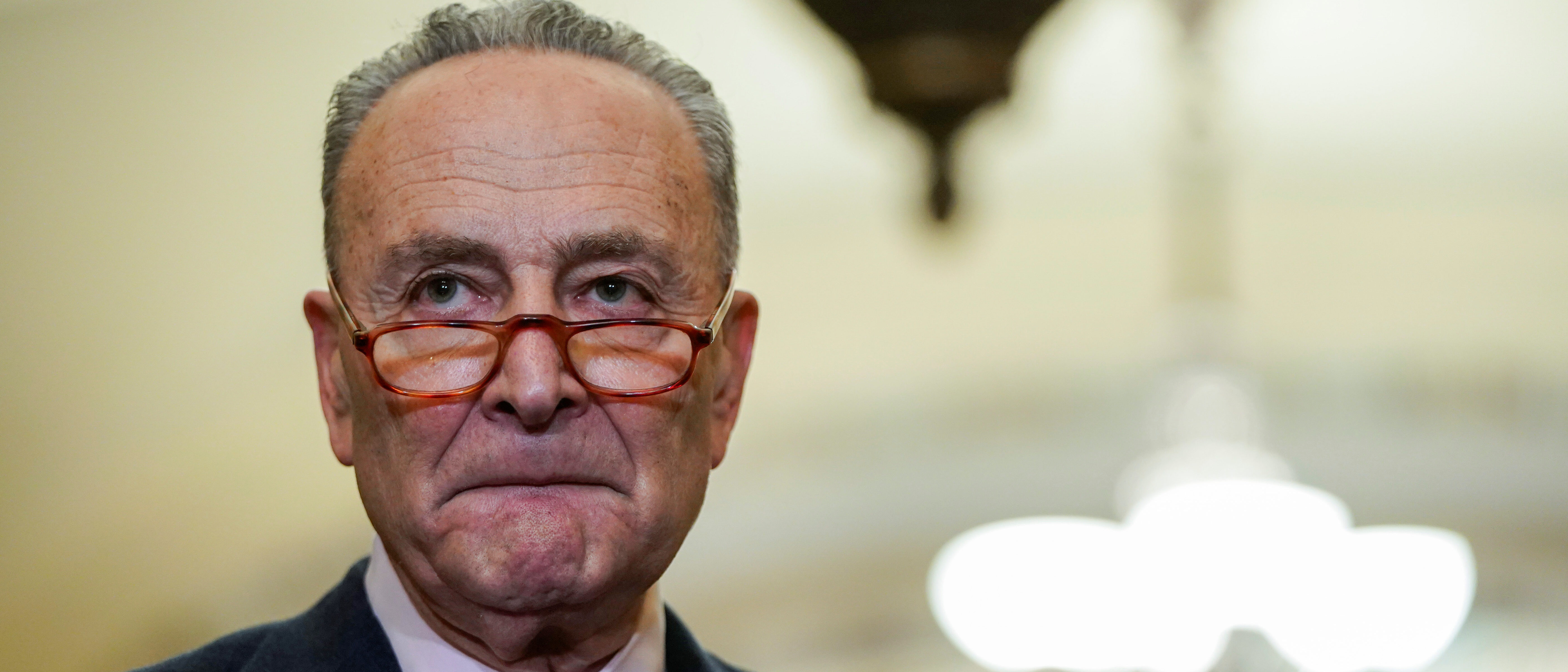Senate Minority Leader Chuck Schumer (D-NY) speaks after a Democratic policy lunch on Capitol Hill in Washington, U.S., January 29, 2019. REUTERS/Joshua Roberts.