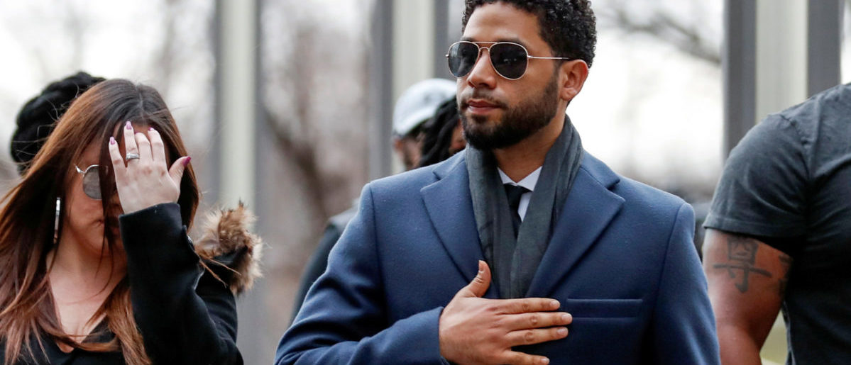 Actor Jussie Smollett arrives at the Leighton Criminal Court Building in Chicago, Illinois, U.S., March 14, 2019. REUTERS/Kamil Krzaczynski
