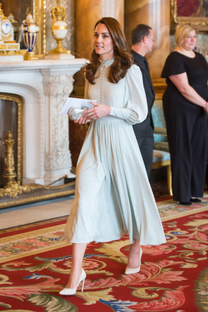 Kate Middleton Wows In Mint Green Dress At Royal Party For Prince ...