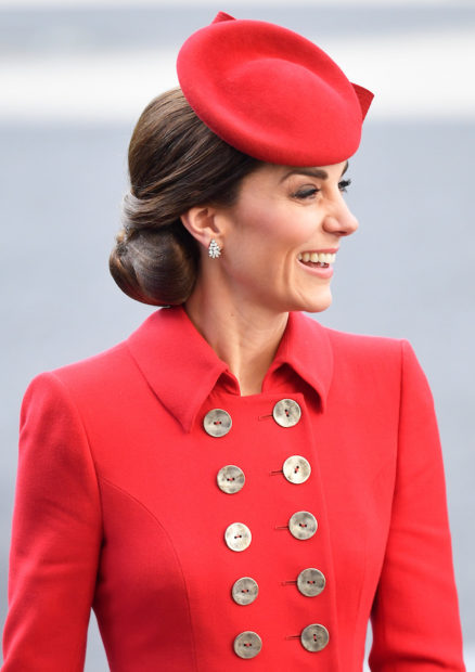 Kate Middleton Wows In Gorgeous Red-Coat-And-Hat Combo For Commonwealth ...