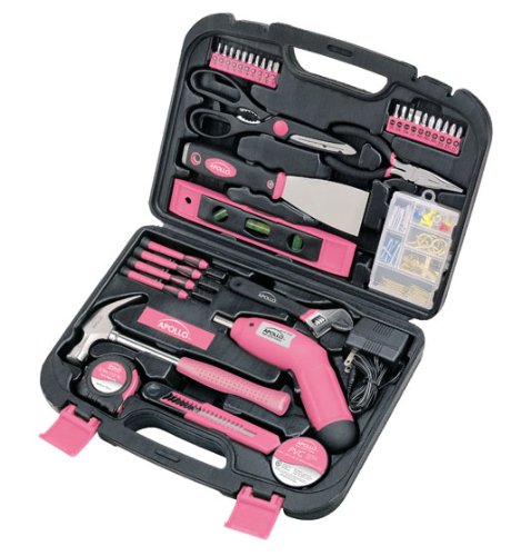 This toolkit not only gives your everything you could need to make repairs, it also supports Breast Cancer Awareness (Photo via Amazon) 