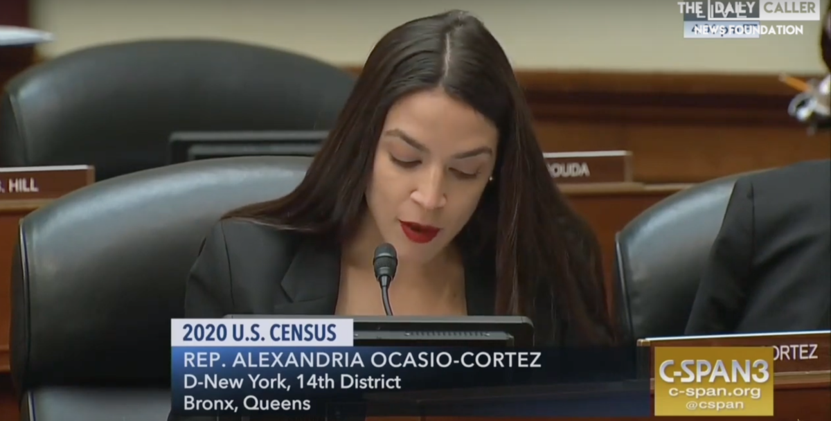 Democratic New York Rep. Alexandria Ocasio-Cortez called illegal immigrants her constituents.  Cortez asked Secretary Wilbur Ross a question at a House Oversight and Reform Committee hearing on Thursday. (YouTube/TheDCNF)