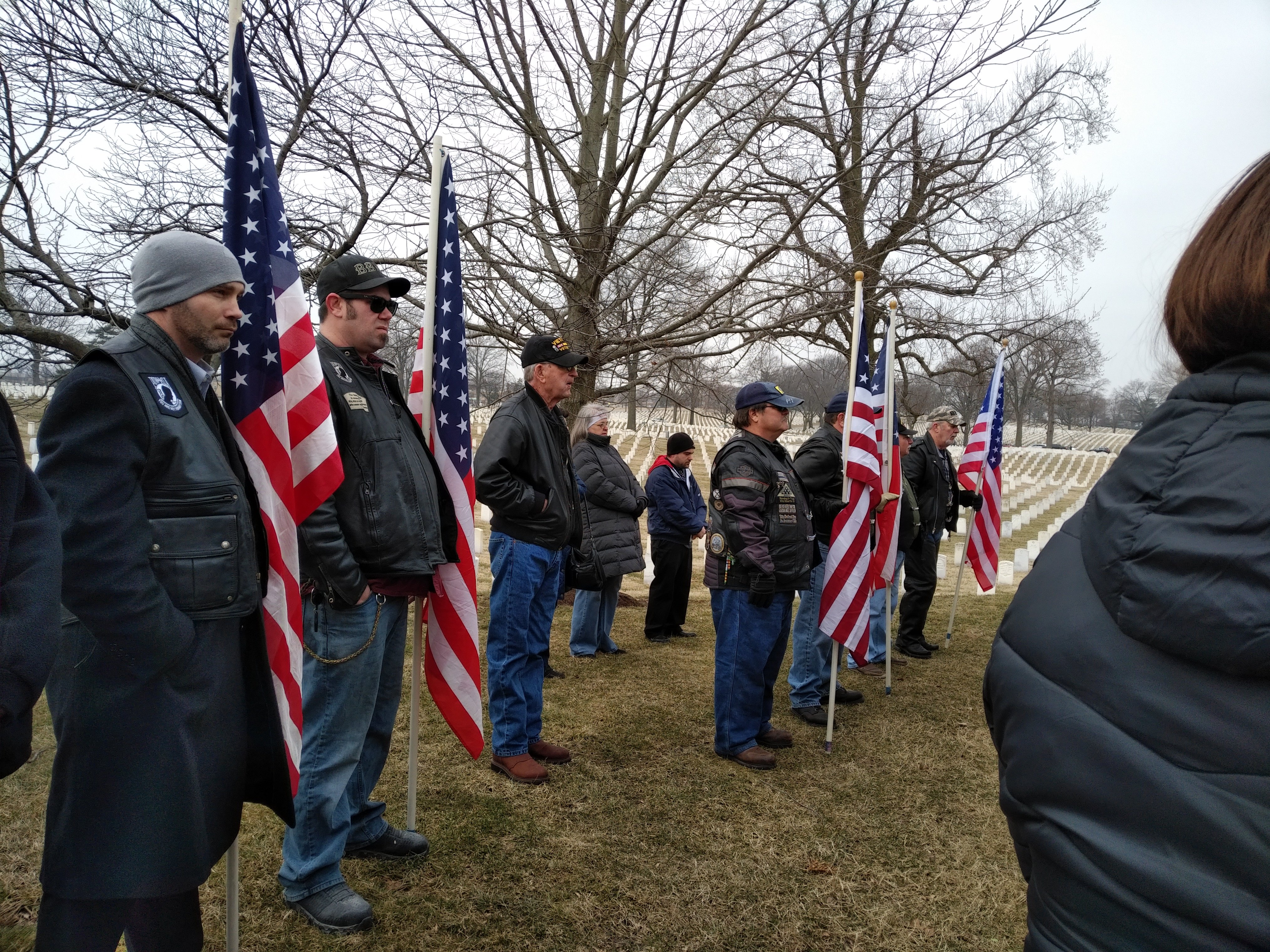 Local citizens attend the funeral of Air Force veteran SGT Robert Wunderlich at Jefferson Barracks National Cemetery. Virginia Kruta/The Daily Caller