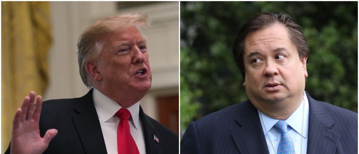 Left: President Donald Trump (Getty Images), Right: George Conway (Getty Images)
