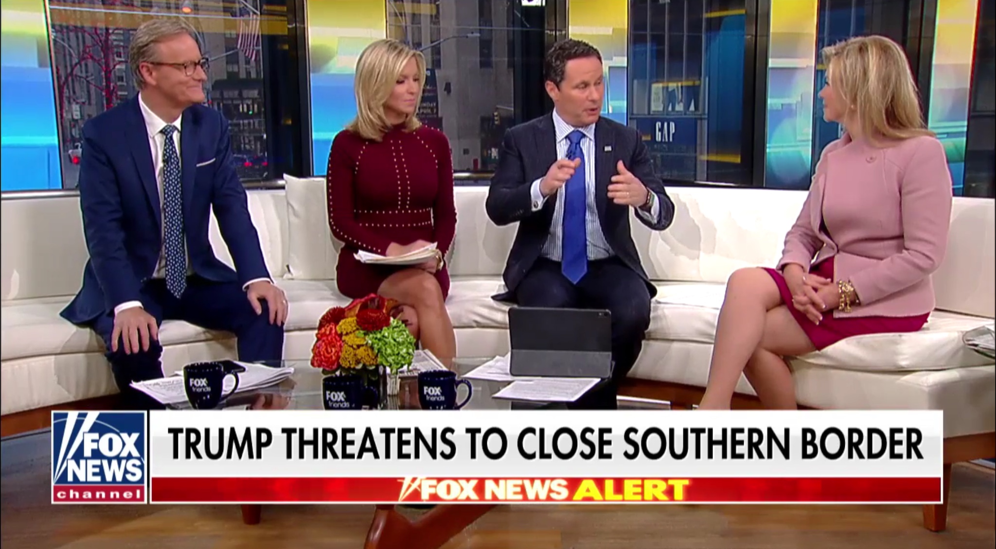 TN Republican Sen. Marsha Blackburn discusses the border crisis with “Fox & Friends,” Apr. 1, 2019. Fox News screenshot