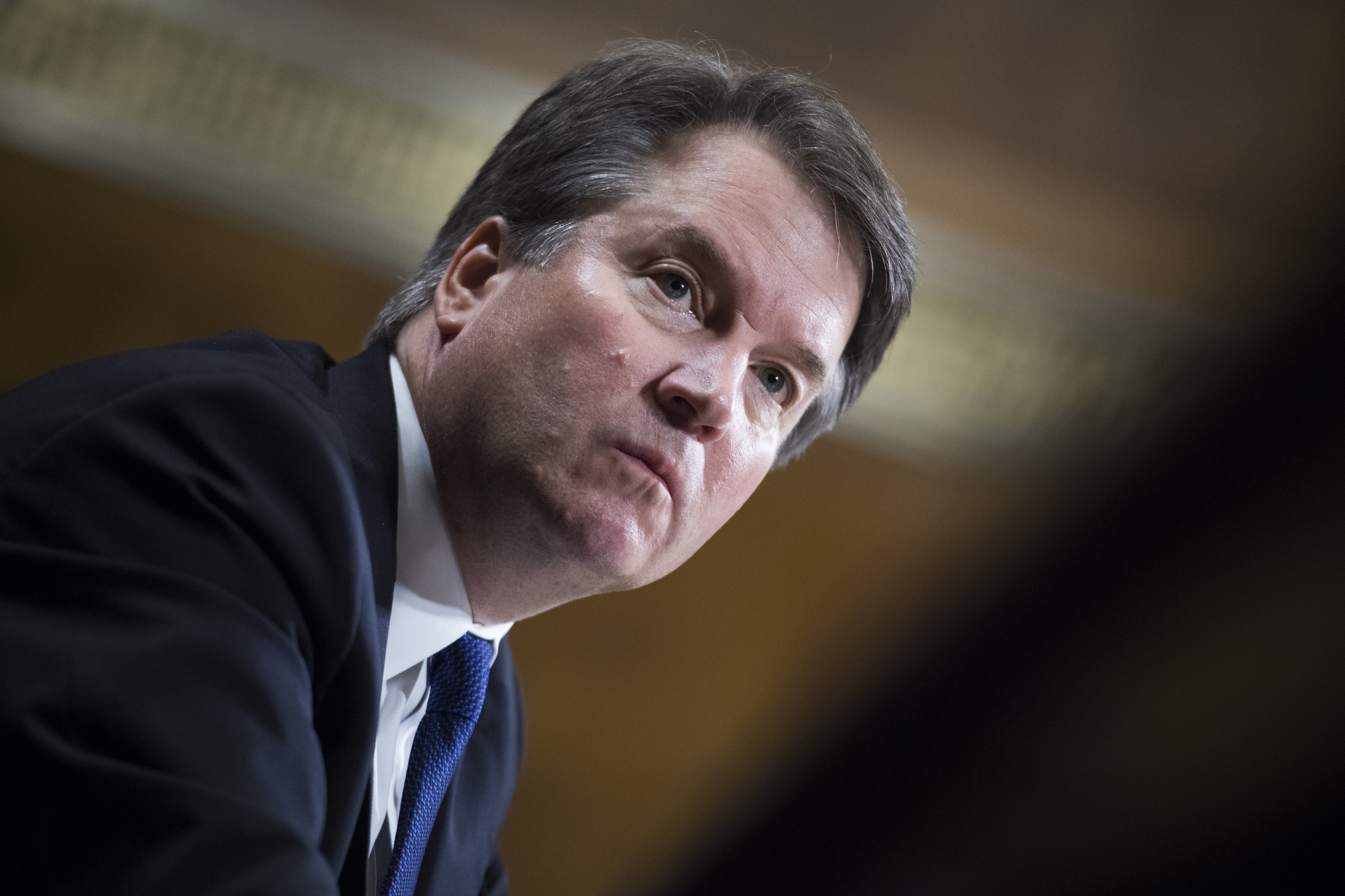 Justice Brett Kavanaugh testifies before the Senate Judiciary Committee about allegations of sexual assault from Christine Blasey Ford. (Tom Williams/Pool/Getty Images)