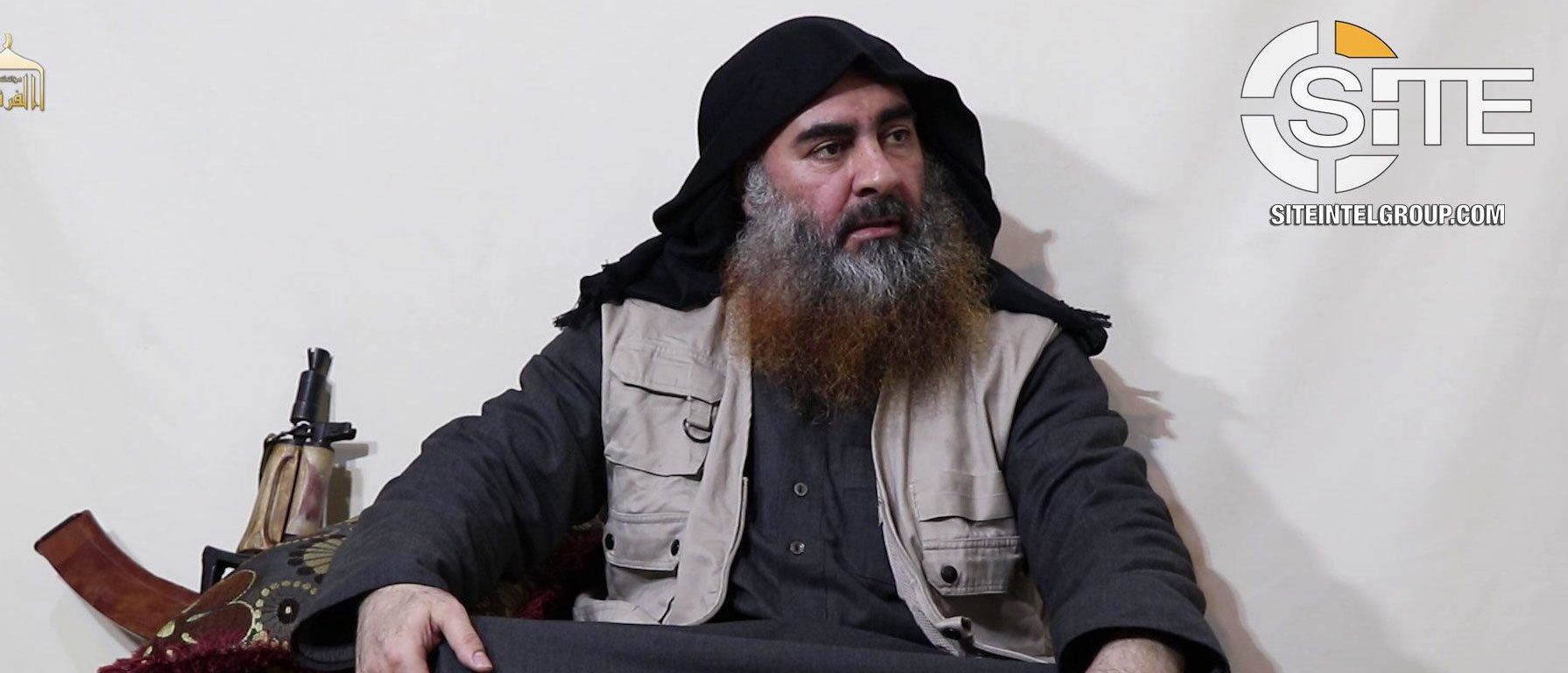 ISIS' Furqan issues new video showing leader Abu Bakr al-Baghdadi, Photo courtesy of SITE Intelligence Group