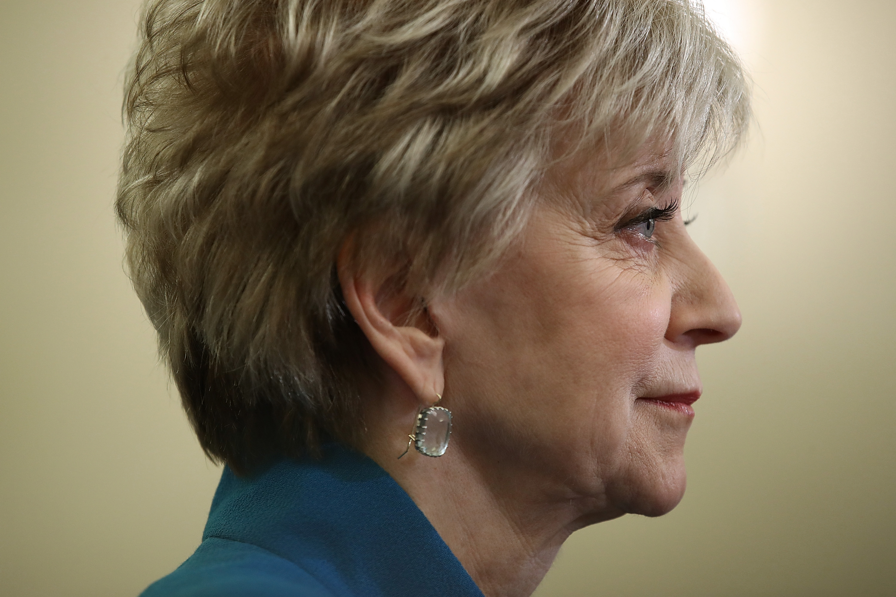 WASHINGTON, DC - JANUARY 24: Linda McMahon, U.S. President Donald Trump's nominee to be administrator of the Small Business Administration testifies before the Senate Small Business and Entrepreneurship Committee January 24, 2017 in Washington, DC. The committee heard testimony on McMahon's nomination to the position. (Photo by Win McNamee/Getty Images)