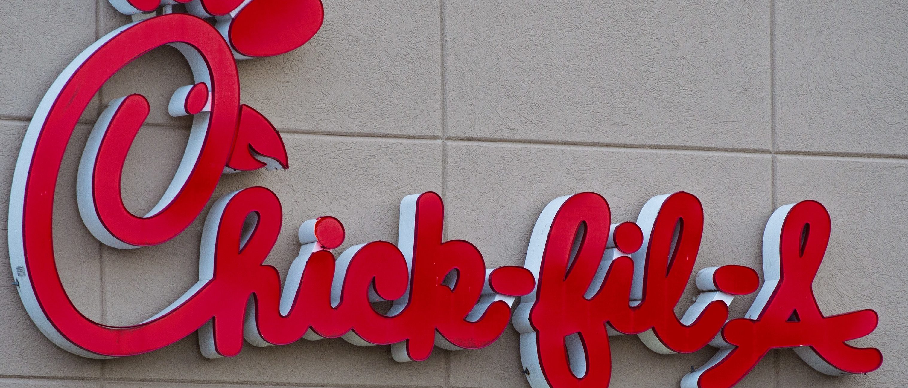 The Chick-fil-A restaurant is seen in Chantilly, Virginia on January 2, 2015. (Photo by PAUL J. RICHARDS/AFP/Getty Images)