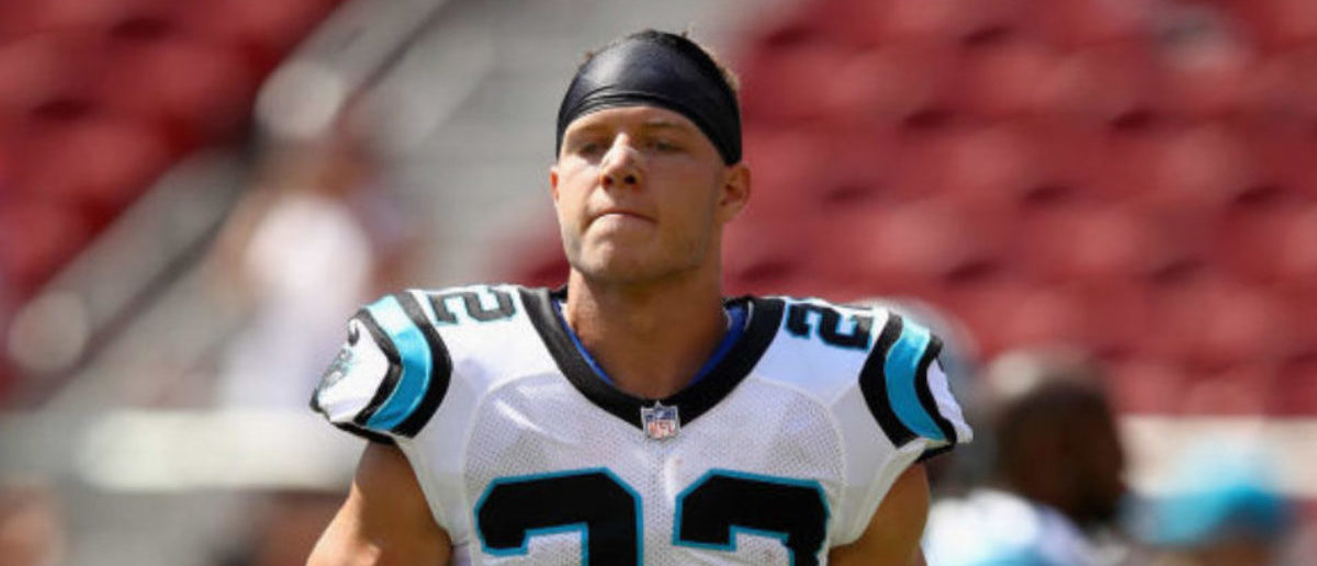 Viral photo of Christian McCaffrey's jacked arms sends social