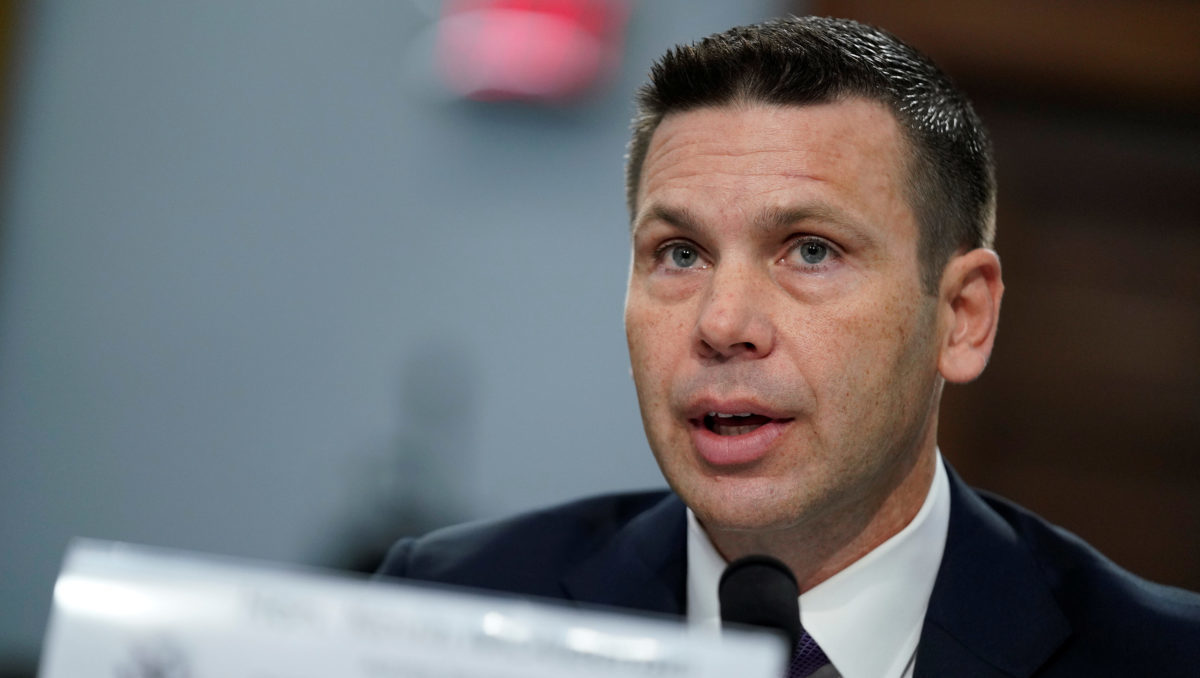 Acting U.S. Homeland Security Secretary Kevin McAleenan testifies before a House Appropriations Homeland Security Subcommittee hearing on "FY2020 Budget Hearing - Department of Homeland Security." on Capitol Hill in Washington