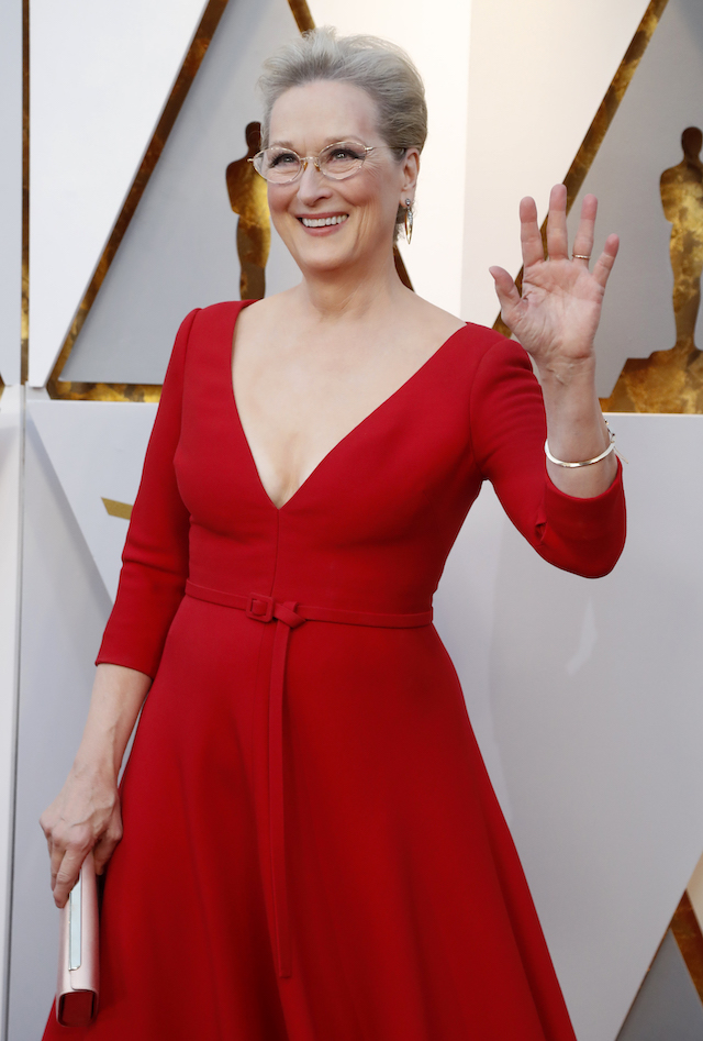 90th Academy Awards - Oscars Arrivals - Hollywood, California, U.S., 04/03/2018 - Meryl Streep wears Dior. REUTERS/Mario Anzuoni
