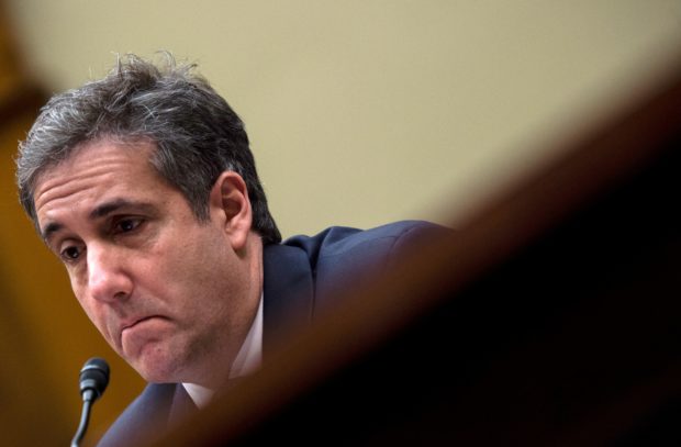 Michael Cohen, President Donald Trump's former attorney, testifies before the House Oversight Committee on February 27, 2019. (Andrew Caballero Reynolds/AFP/Getty Images)