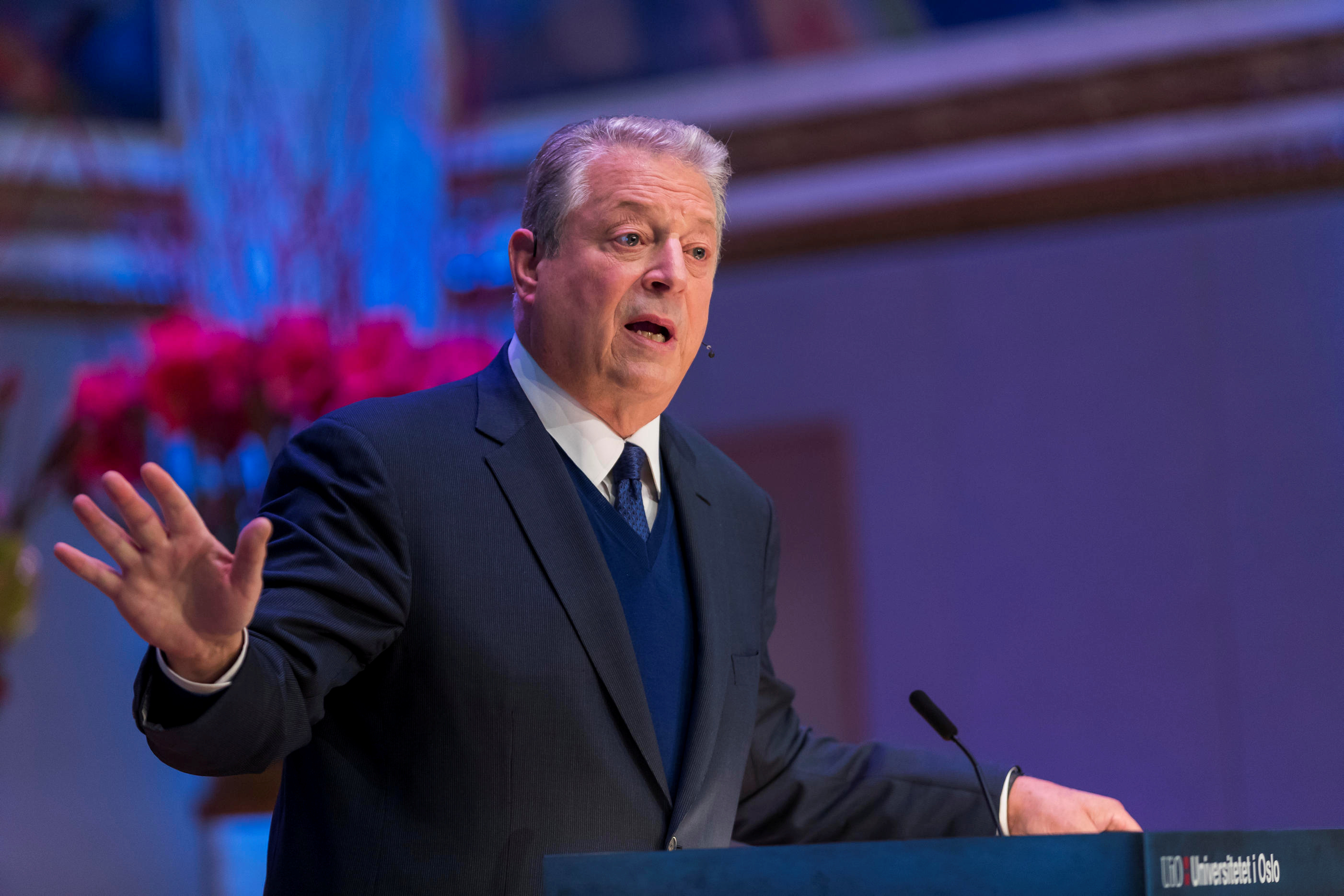 Former U.S. VP Gore at Nobel Peace Prize Forum in Oslo