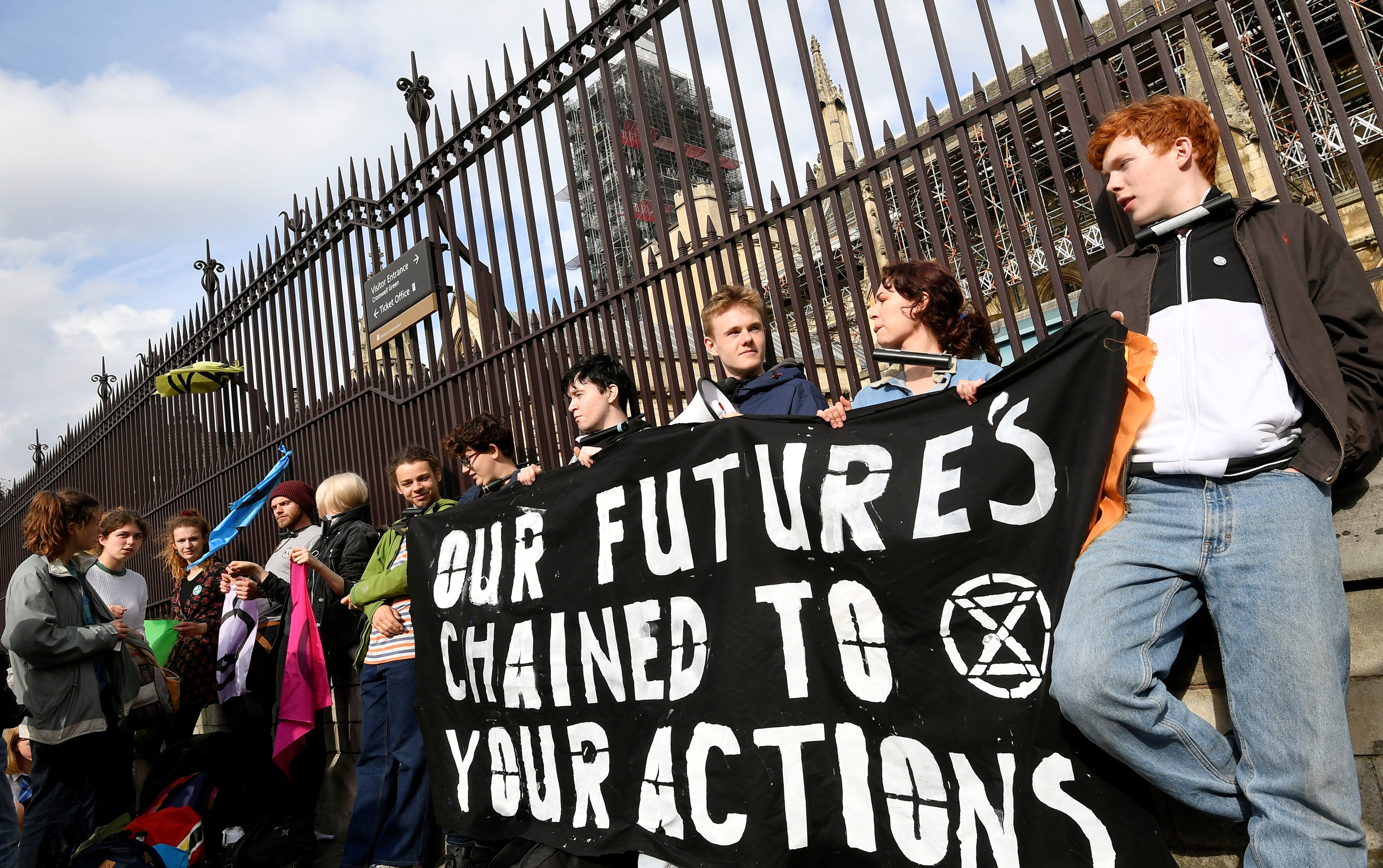 Extinction Rebellion protest in London