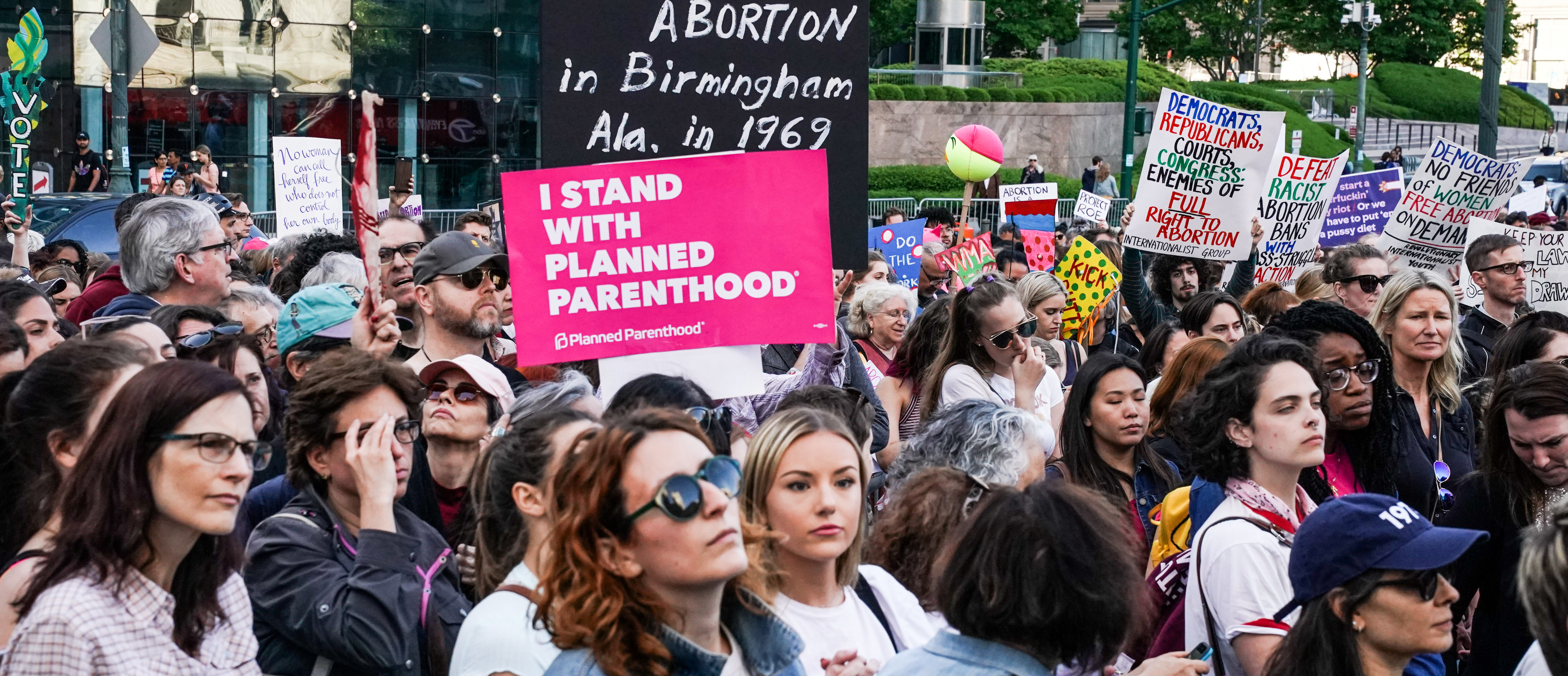 Pro-choice Campaigners Attend NYC Rally