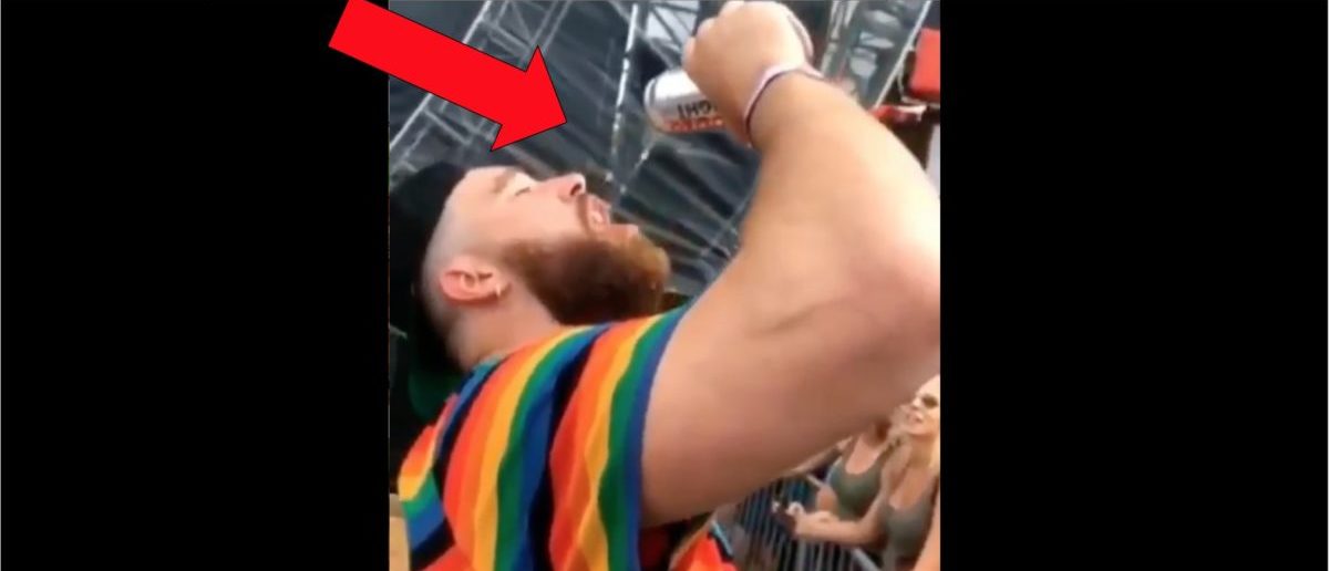 Chiefs Fan Goes Viral for Wild Shirtless Beer Chug [LOOK]