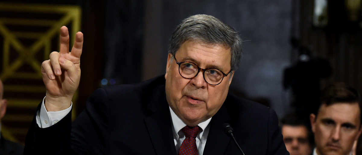 U.S. Attorney General William Barr testifies before a Senate Judiciary Committee hearing on "the Justice Department's investigation of Russian interference with the 2016 presidential election" on Capitol Hill in Washington, U.S., May 1, 2019. REUTERS/Clodagh Kilcoyne