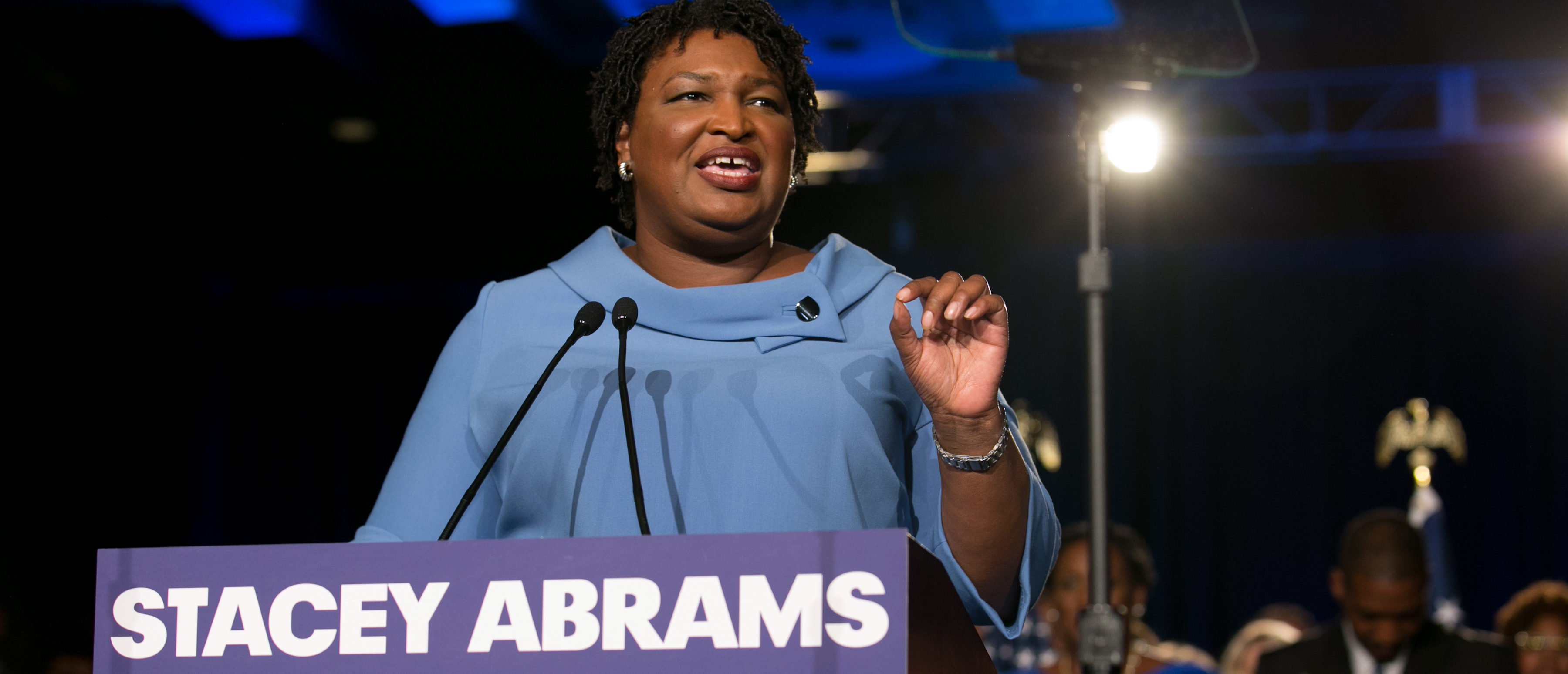 Georgia Democratic Gubernatorial Candidate Stacey Abrams Holds Election Night Event In Atlanta (Photo by Jessica McGowan/Getty Images)