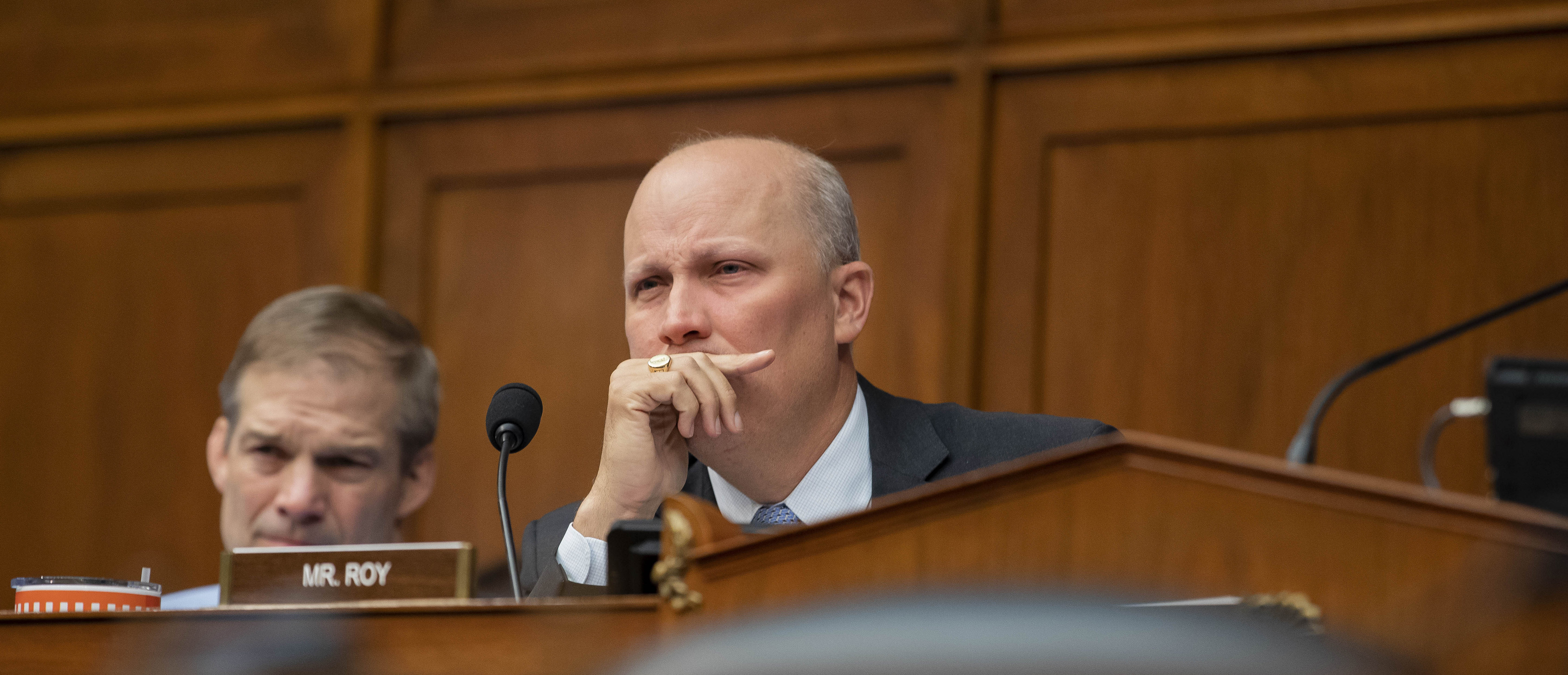 U.S. Rep. Chip Roy listens during a House Civil Rights and Civil Liberties Subcommittee hearing on confronting white supremacy at the U.S. Capitol on May 15, 2019 in Washington, D.C. (Anna Moneymaker/Getty Images)