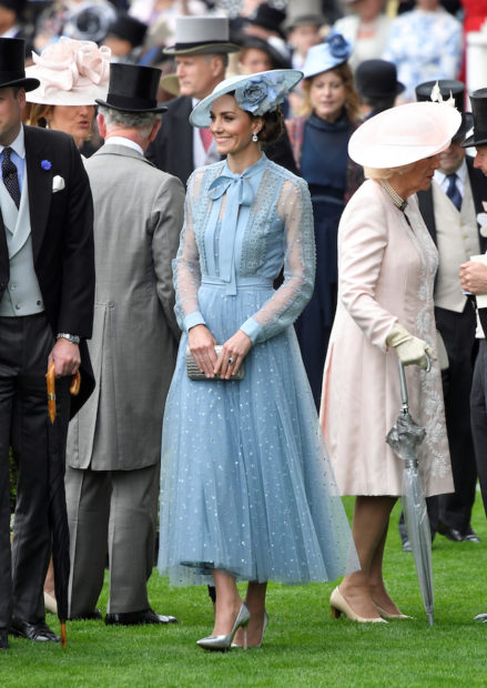 Kate Middleton Turns Heads In Sheer Blue Dress At 2019 Royal Ascot ...