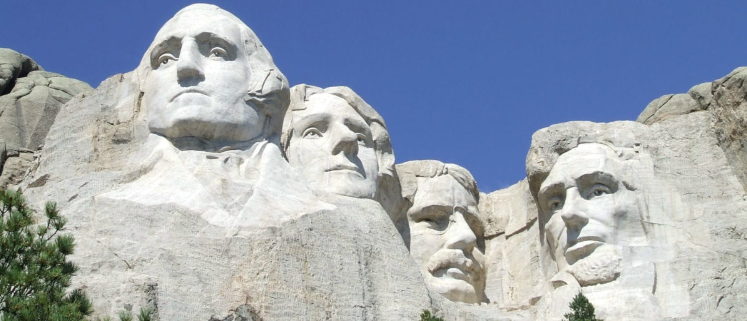 U.S. presidents George Washington, Thomas Jefferson, Theodore Roosevelt and Abraham Lincoln are sculpted on Mount Rushmore National Memorial in the Black Hills region of South Dakota, U.S. in this U.S. National Park Service photo taken on April 12, 2013. Courtesy NPS/Handout via REUTERS.