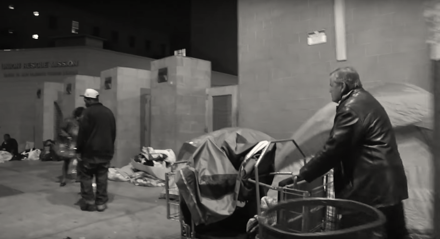 CEO Spends Night On Skid Row / Union Rescue Mission/ YouTube