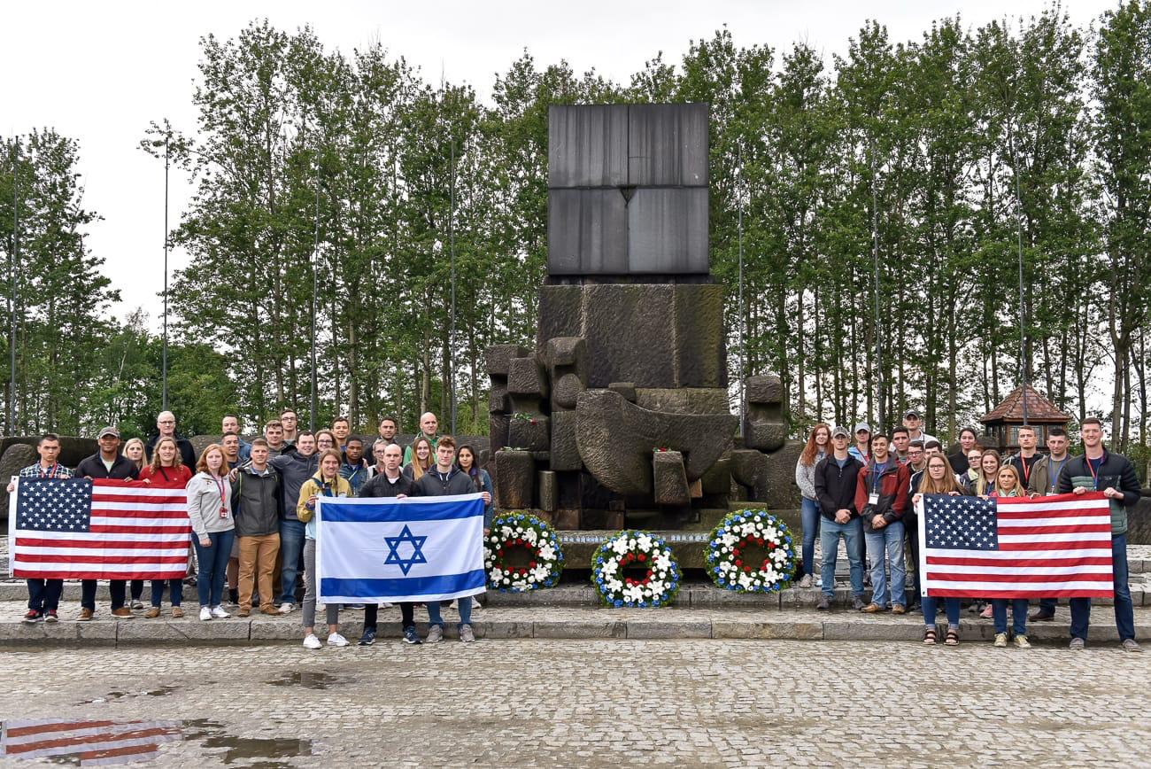 The Cadets in Birkenau, Poland/Photo Courtesy Of Our Soldiers Speak