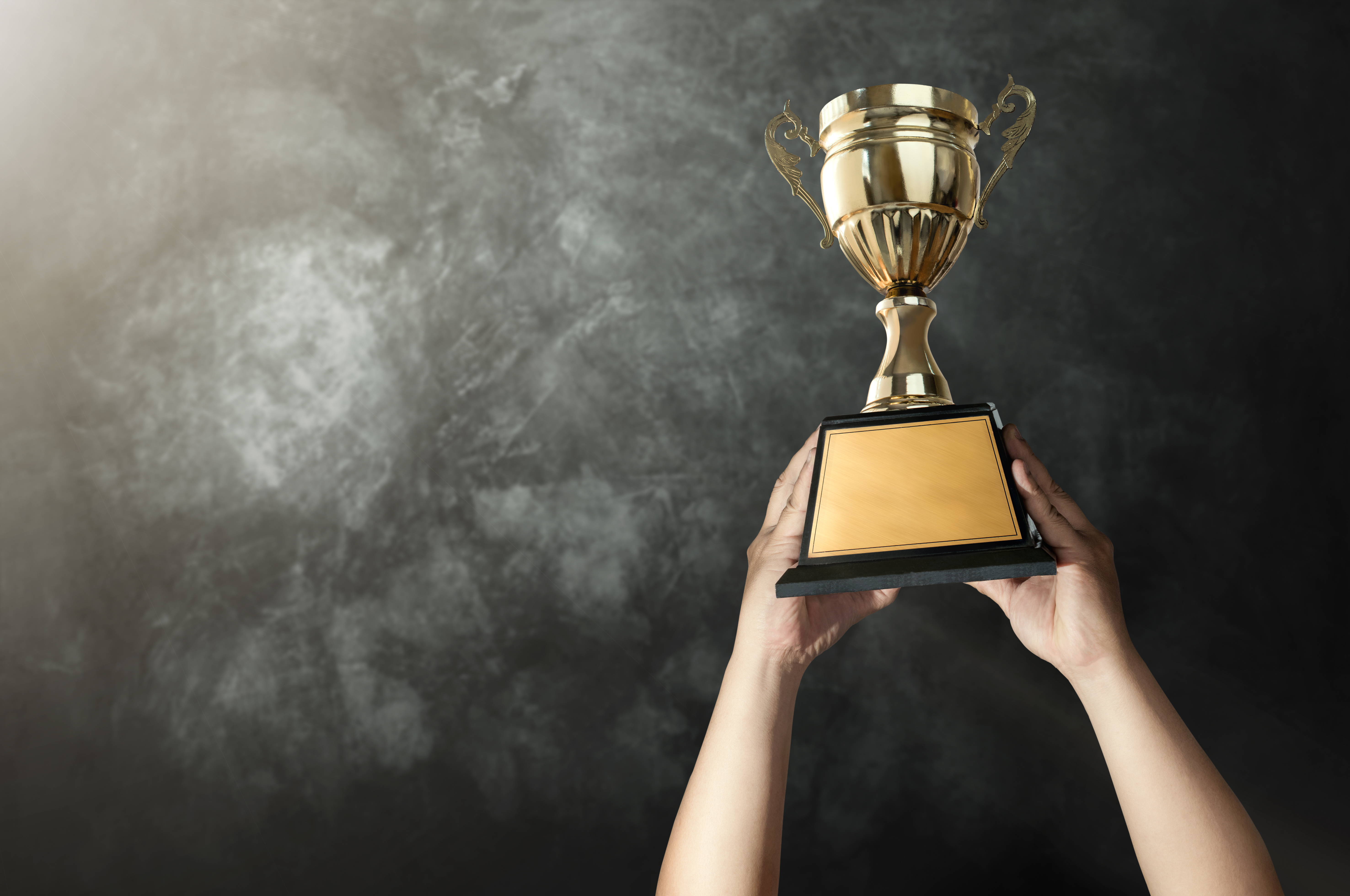 Pictured is a trophy. SHUTTERSTOCK/99Art