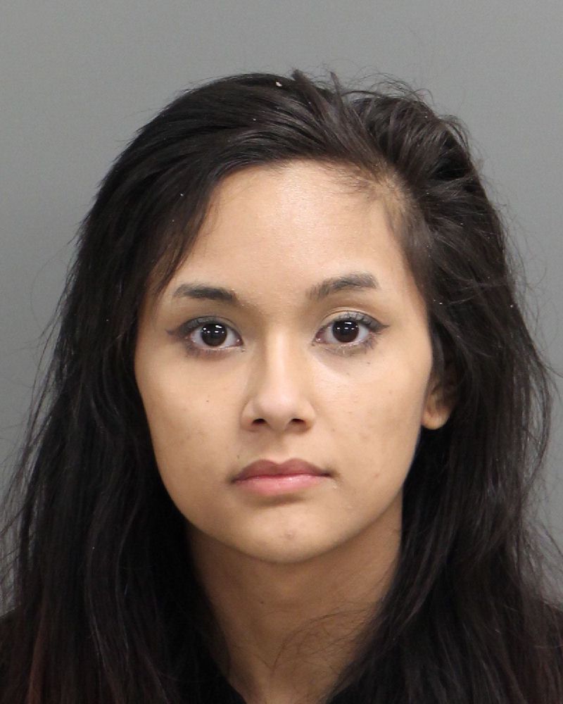 Chloe Marie Martinez of North Carolina was arrested for robbing a dry cleaner's with a sword on June 25, 2019. Wake County/screenshot