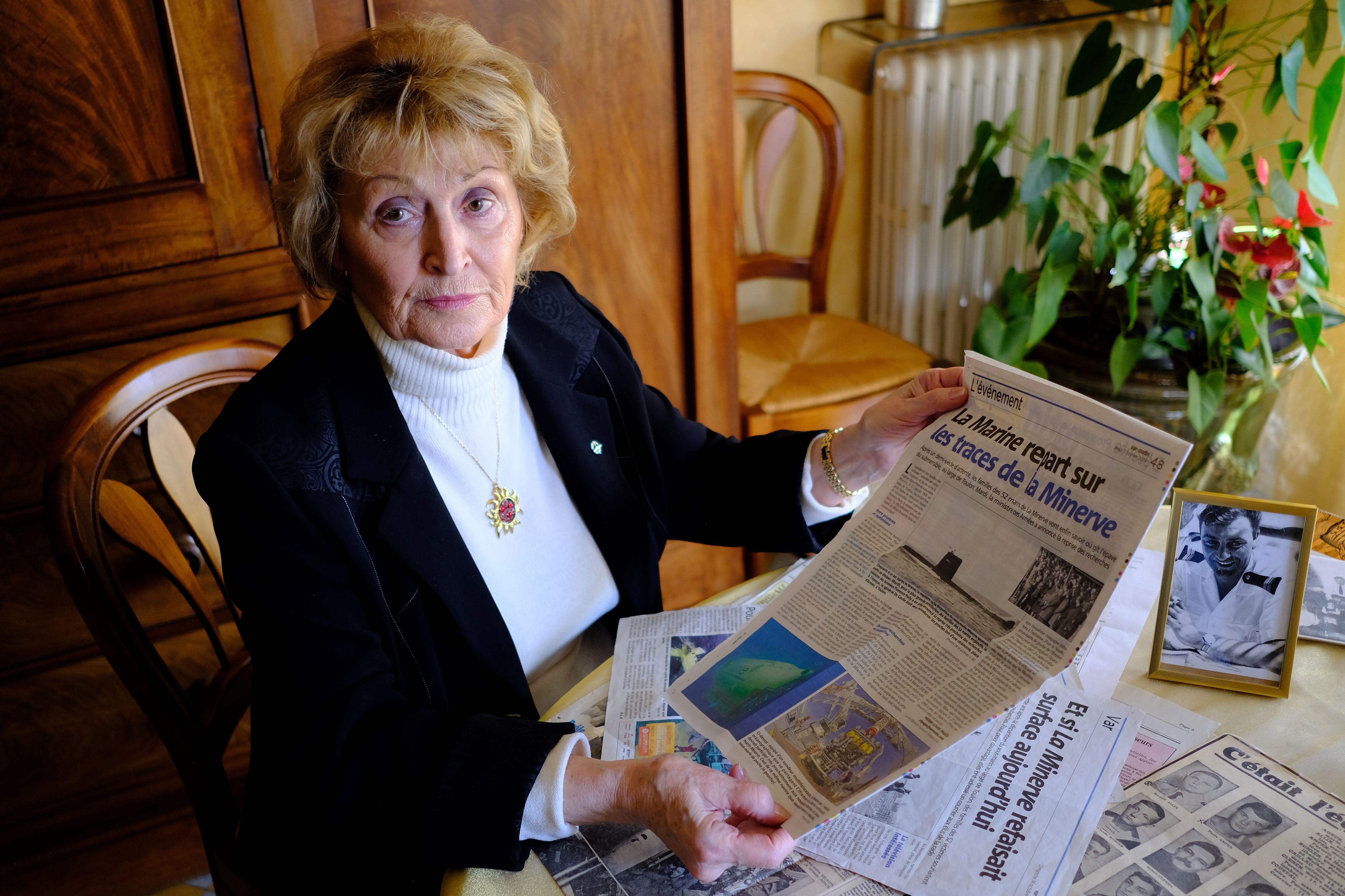 Widow Therese Scheirmann-Descamps Demanded For New Search Mission (Photo by BORIS HORVAT/AFP/Getty Images)