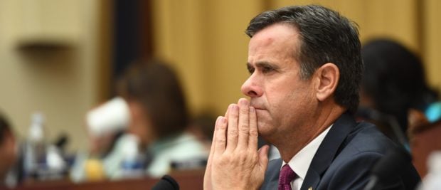 US Representative John Ratcliffe, Republican of Texas, listens as former Special Counsel Robert Mueller testifies in Washington, DC (SAUL LOEB/AFP/Getty Images)