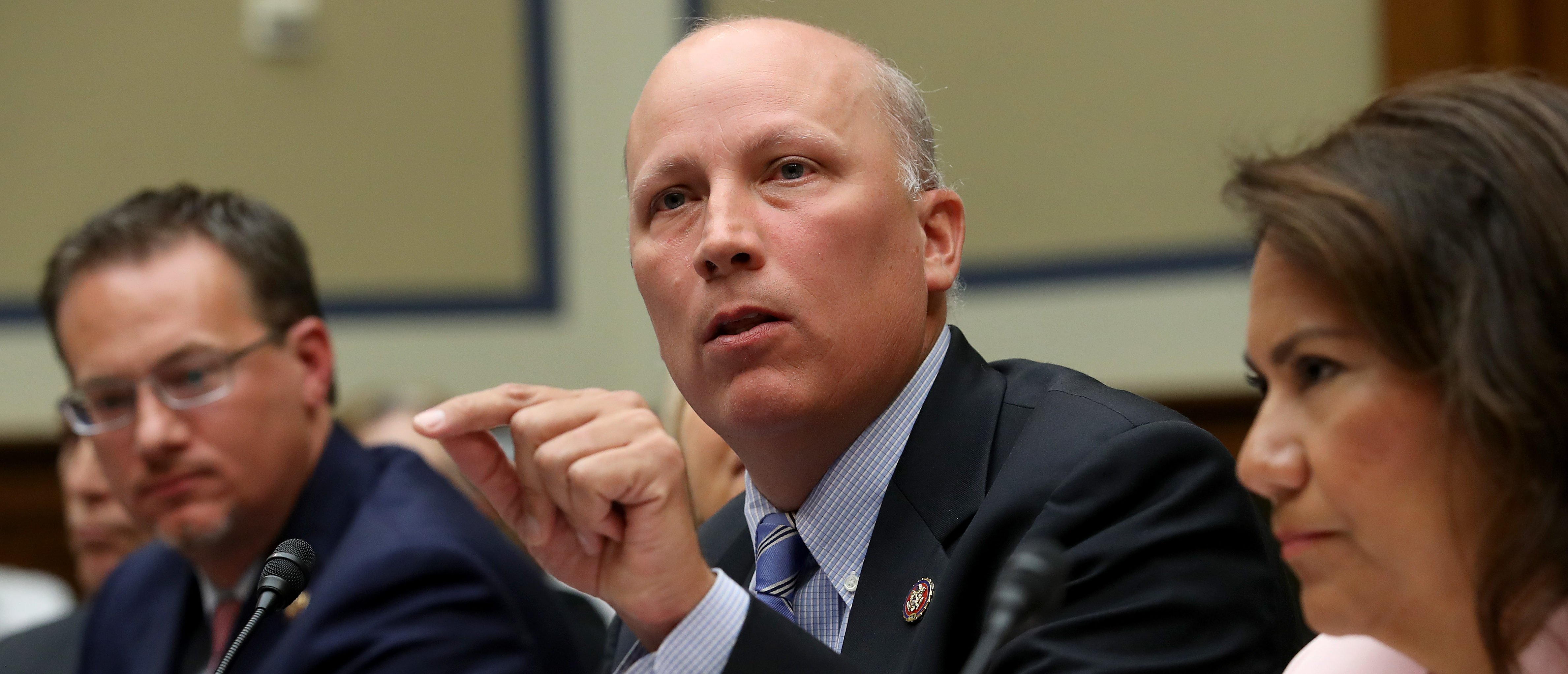 Rep. Chip Roy testifies before a House Oversight and Reform Committee hearing on "The Trump Administration's Child Separation Policy: Substantiated Allegations of Mistreatment." (Win McNamee/Getty Images)