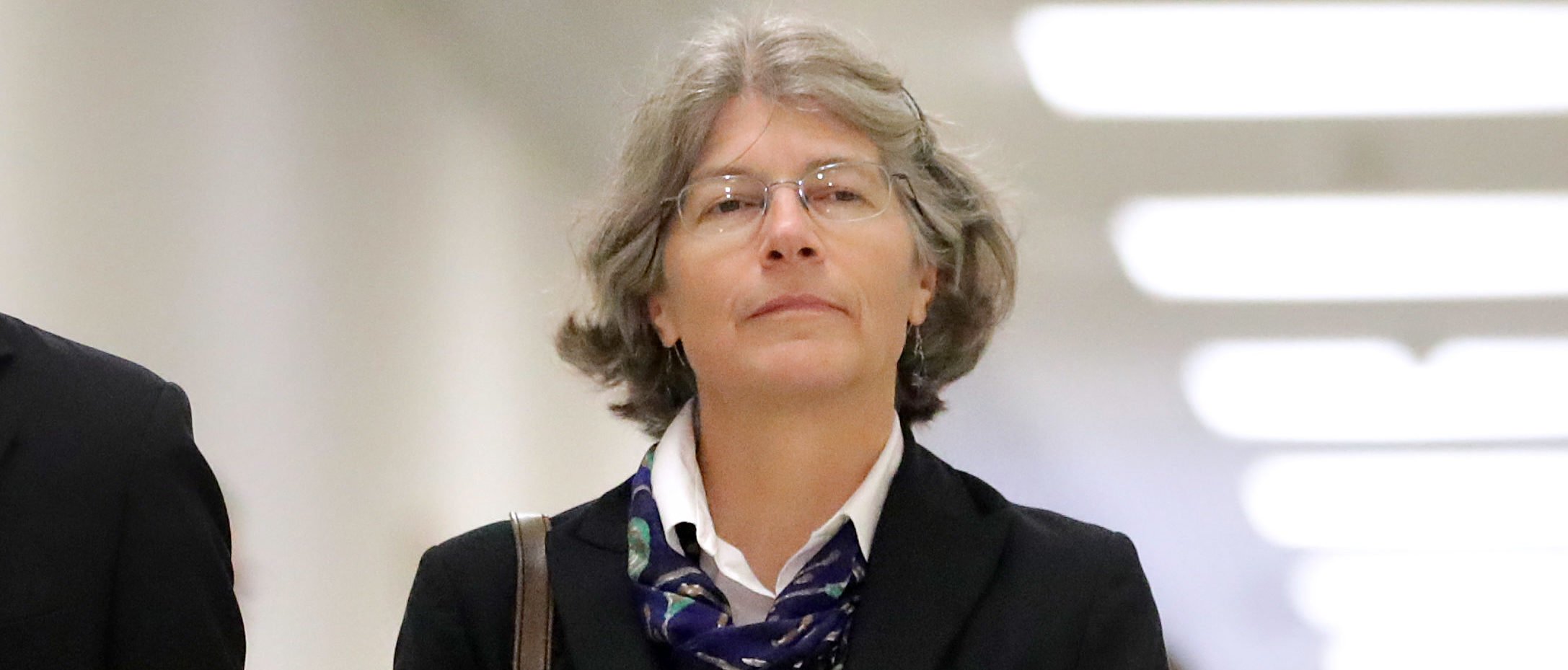 WASHINGTON, DC - OCTOBER 19: Fusion GPS contractor Nellie Ohr arrives for a closed-door interview with investigators from the House Judiciary and Oversight committees in the Rayburn House Office Building on Capitol Hill October 19, 2018 in Washington, DC. Ohr, wife of senior Justice Department official Bruce Ohr, is being investigated about the opposition research dossier about then-candidate Donald Trump’s alleged personal and business ties to Russia that Republicans say is at the center of alleged Department of Justice misconduct during the 2016 election. (Photo by Chip Somodevilla/Getty Images)