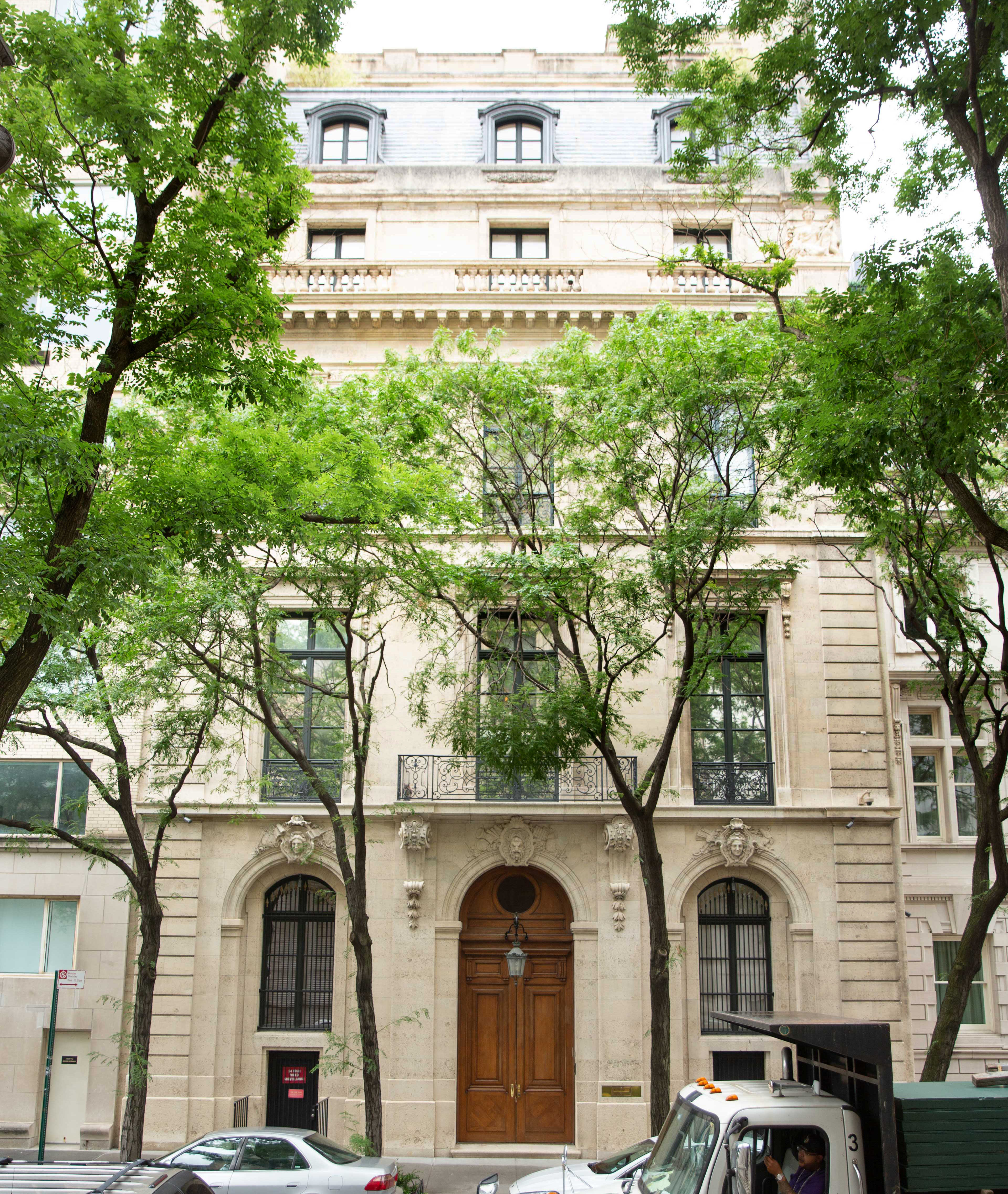 A residence belonging to Jeffrey Epstein at East 71st street is seen on the Upper East Side of Manhattan on July 8, 2019 in New York City. According to reports, Epstein is charged with running a sex-trafficking operation out of his opulent mansion. (Photo by Kevin Hagen/Getty Images)