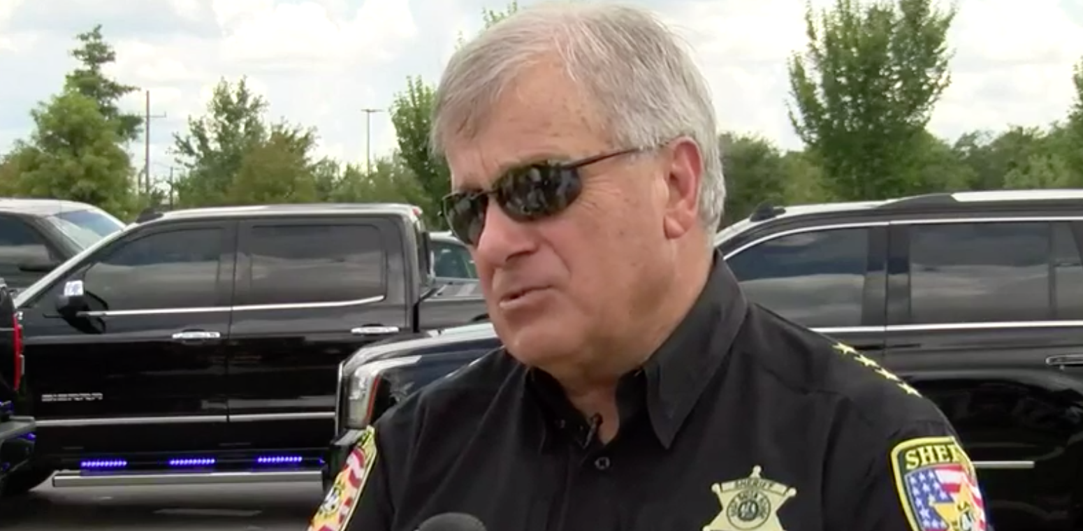 Baton Rouge Sheriff Sid Gautreaux holds news conference August 6, 2019 about a shooting that reportedly occurred at a Baton Rouge Walmart. Photo screenshot courtesy of WAFB.