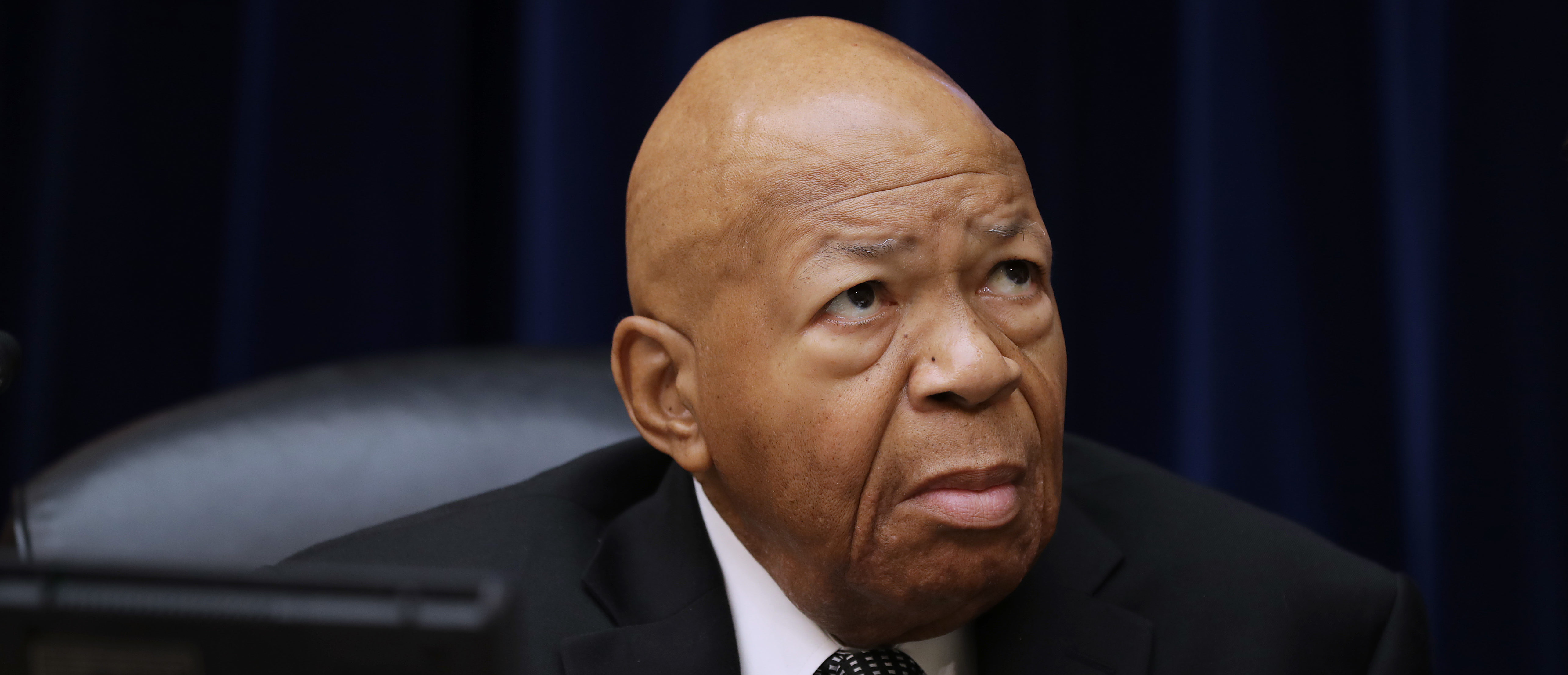 House Oversight and Government Reform Committee Chairman Elijah Cummings (D-MD) prepares for a hearing on drug pricing in the Rayburn House Office building on Capitol Hill July 26, 2019 in Washington, DC. (Chip Somodevilla/Getty Images)