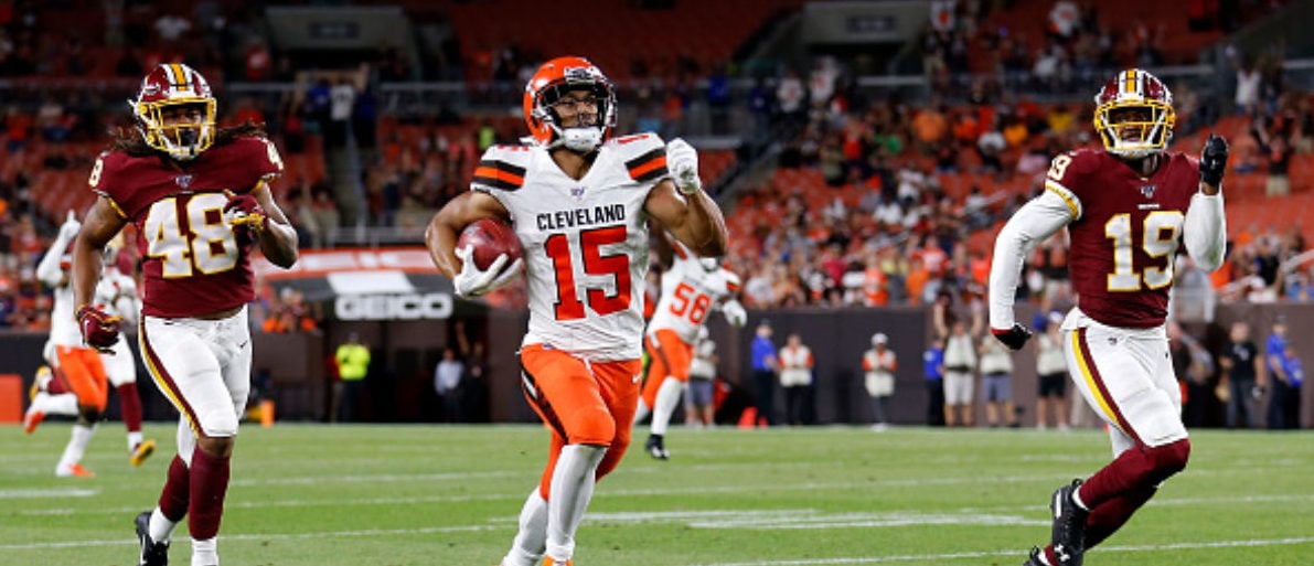 Months After Being Homeless, Cleveland Browns Receiver Damon Sheehy-Guiseppi  Scores Touchdown