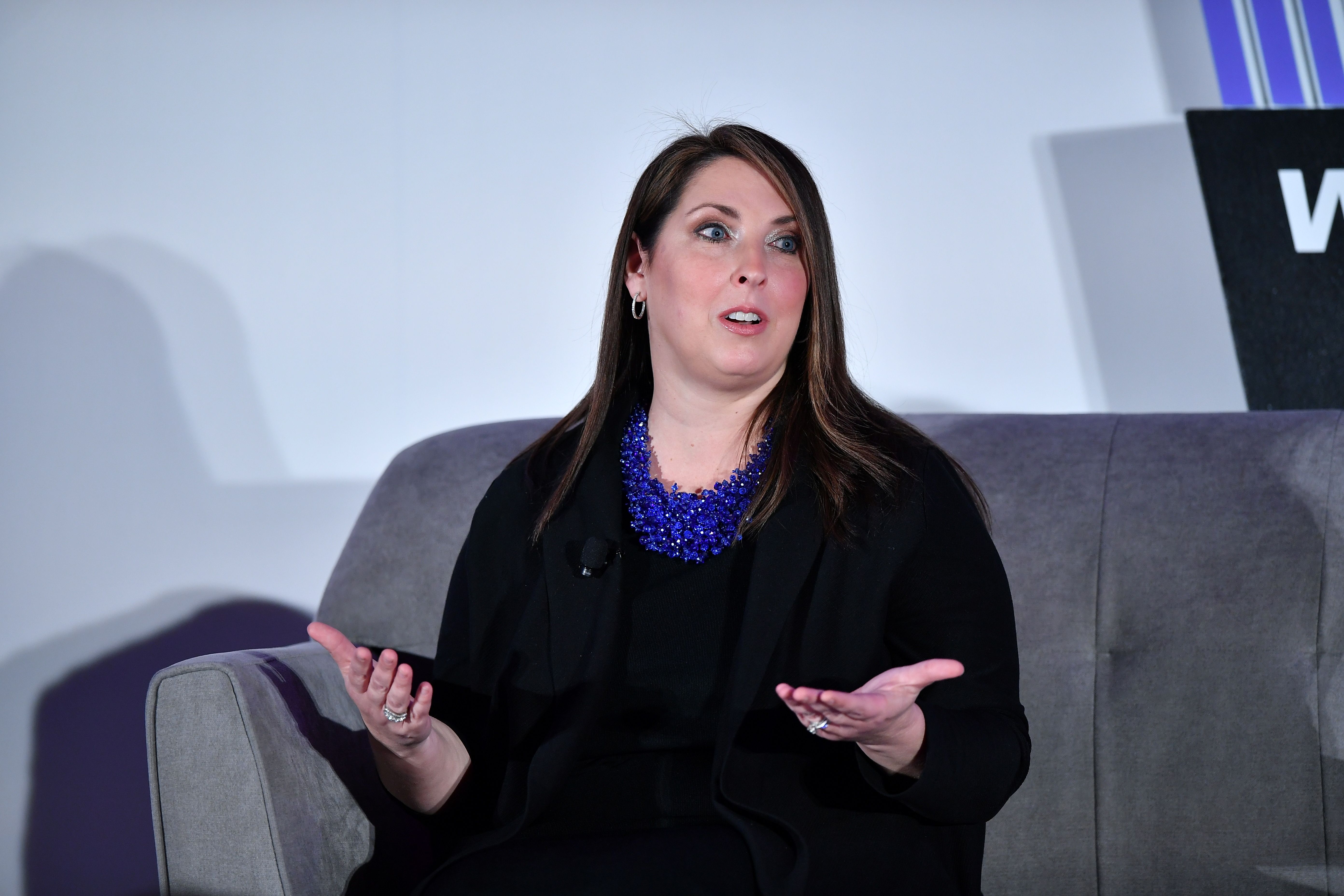 Ronna McDaniel, Chairwoman of the Republican National Committee speaks during the 6th Annual Women Rule Summit at a hotel in Washington, DC on December 11, 2018. (MANDEL NGAN/AFP/Getty Images)