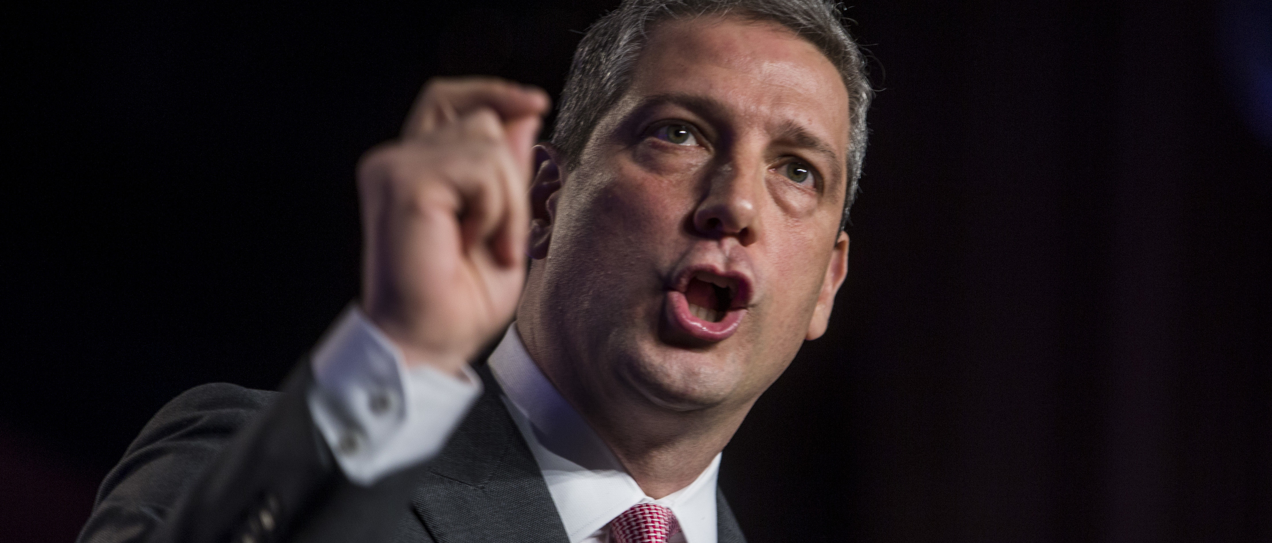 WASHINGTON, DC - APRIL 10: Rep. Tim Ryan (D-OH) speaks during the North American Building Trades Unions Conference at the Washington Hilton April 10, 2019 in Washington, DC. Many Democrat presidential hopefuls attended the conference in hopes of drawing the labor vote. (Photo by Zach Gibson/Getty Images)
