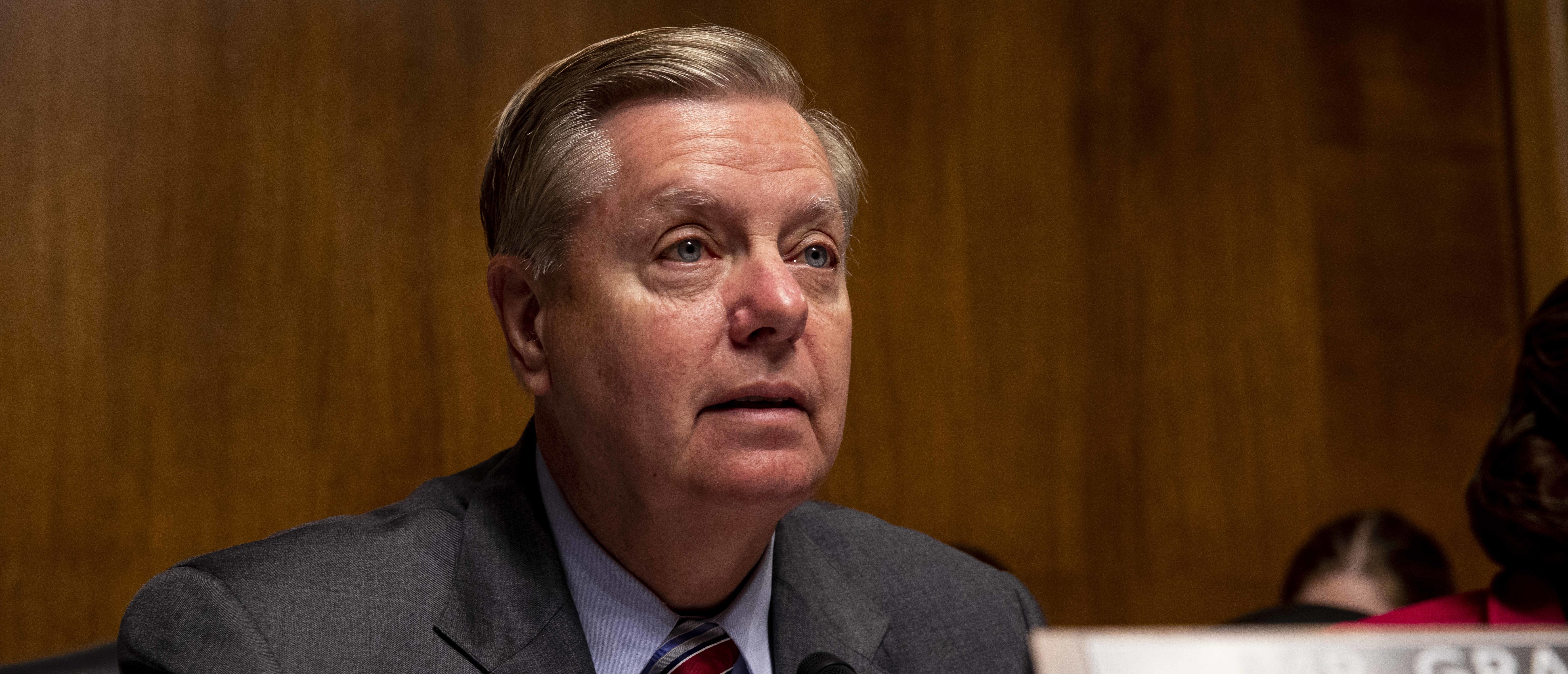 Senate Judiciary Chairman Lindsey Graham speaks during a hearing on June 11, 2019. (Anna Moneymaker/Getty Images)