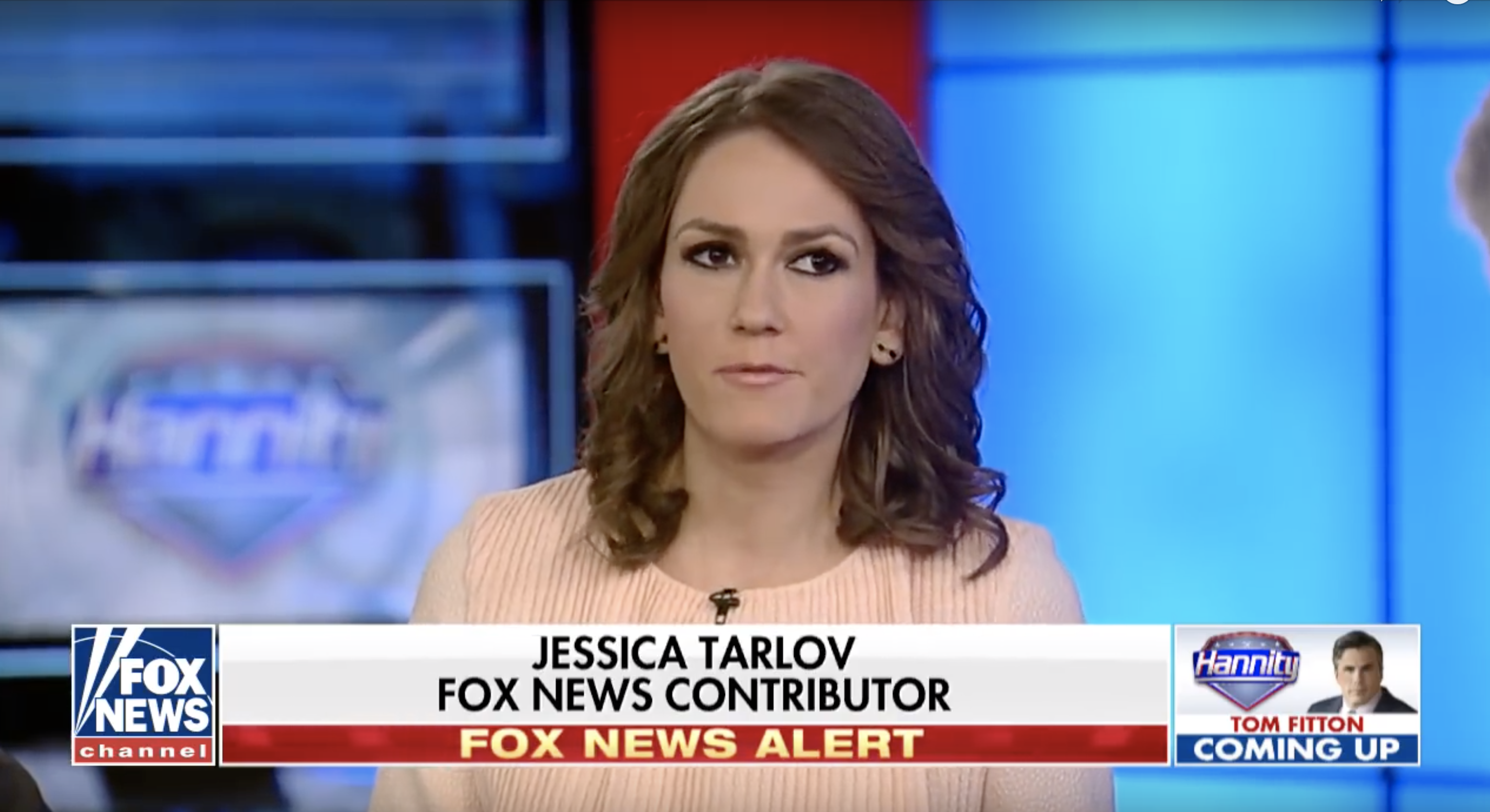Jessica Tarlov debates on Fox News' Hannity. (Screenshot Youtube Fox News)