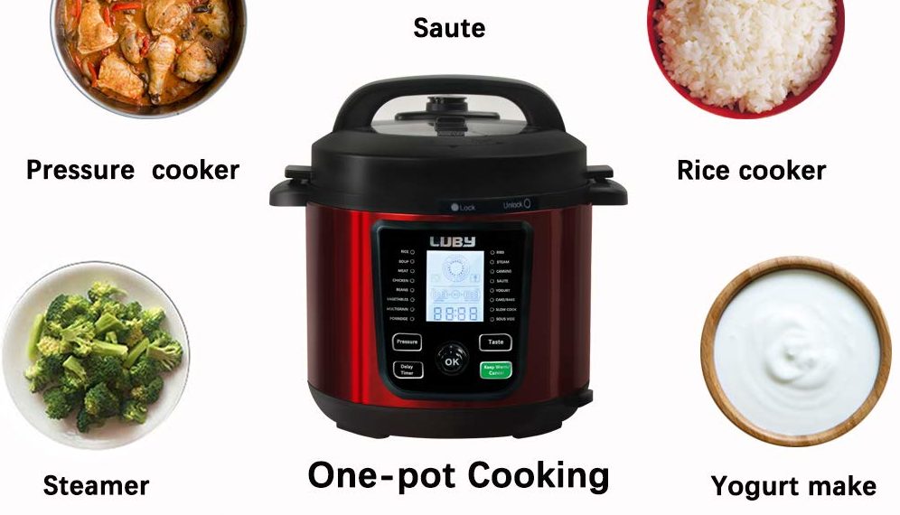 One-pot cooking with Luby Electric Pressure Cooker! Limited time deal! - Photo Via Amazon