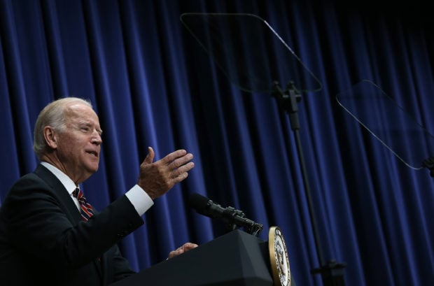WASHINGTON, DC - OCTOBER 19: U.S. Vice President Joe Biden speaks at a White House summit on climate change October 19, 2015 in Washington, DC. Biden remains at the center of rumors regarding a potential campaign for the U.S. presidency. (Photo by Win McNamee/Getty Images)