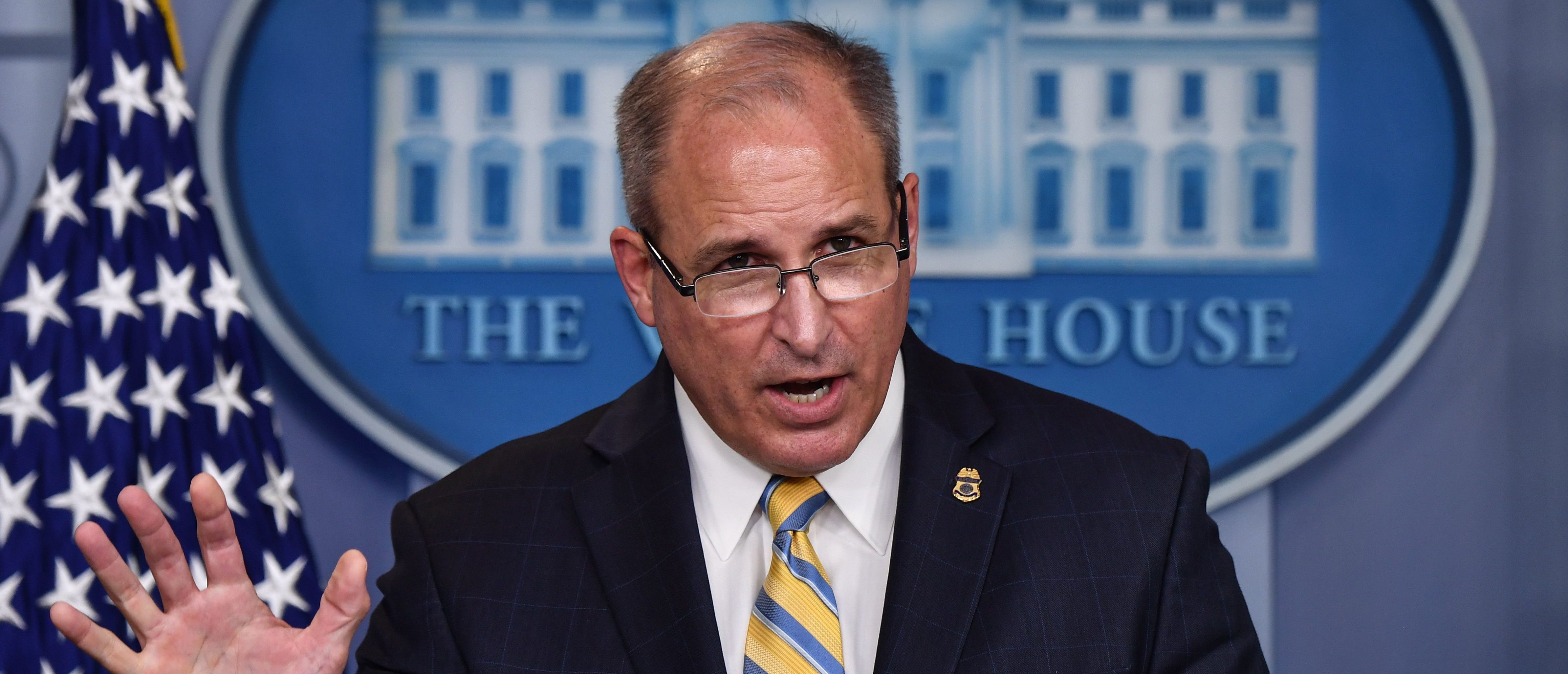 U.S. Acting Commissioner of Customs and Border Protection Mark Morgan speaks during a briefing at the White House in Washington, D.C., on Sept. 9, 2019. (Photo: NICHOLAS KAMM/AFP/Getty Images)