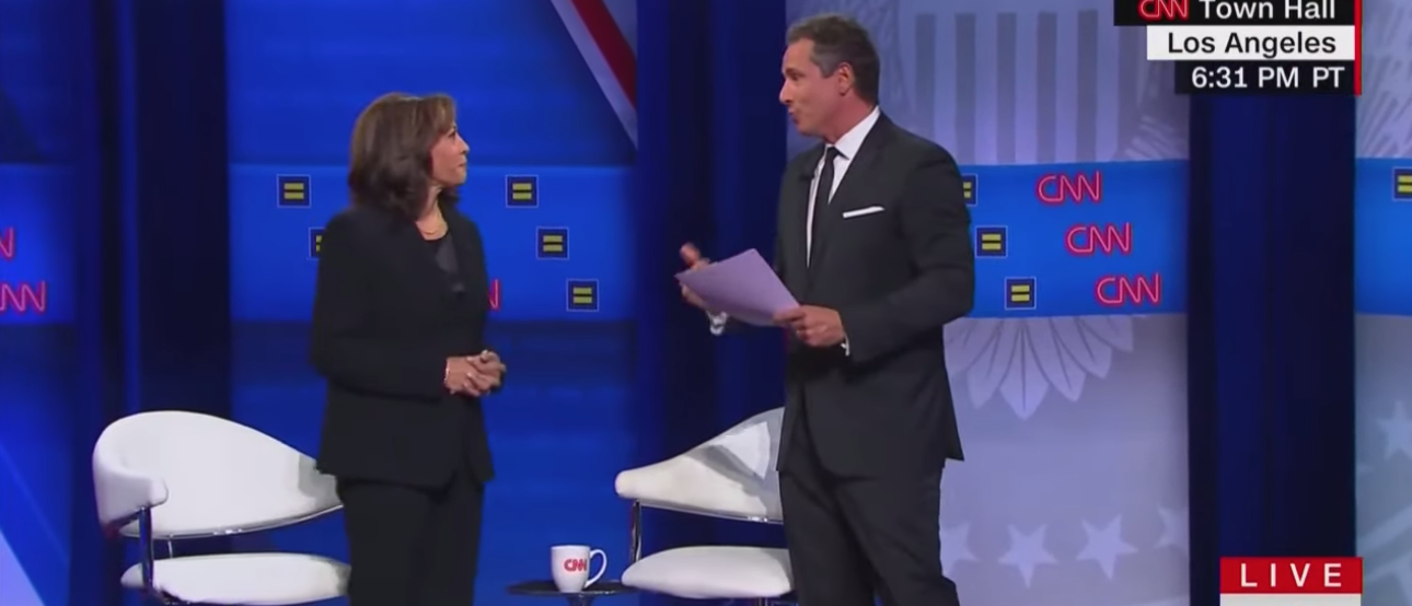 Chris Cuomo Apologizes For Mine Too Comment After Harris Said Her Pronouns The Daily Caller