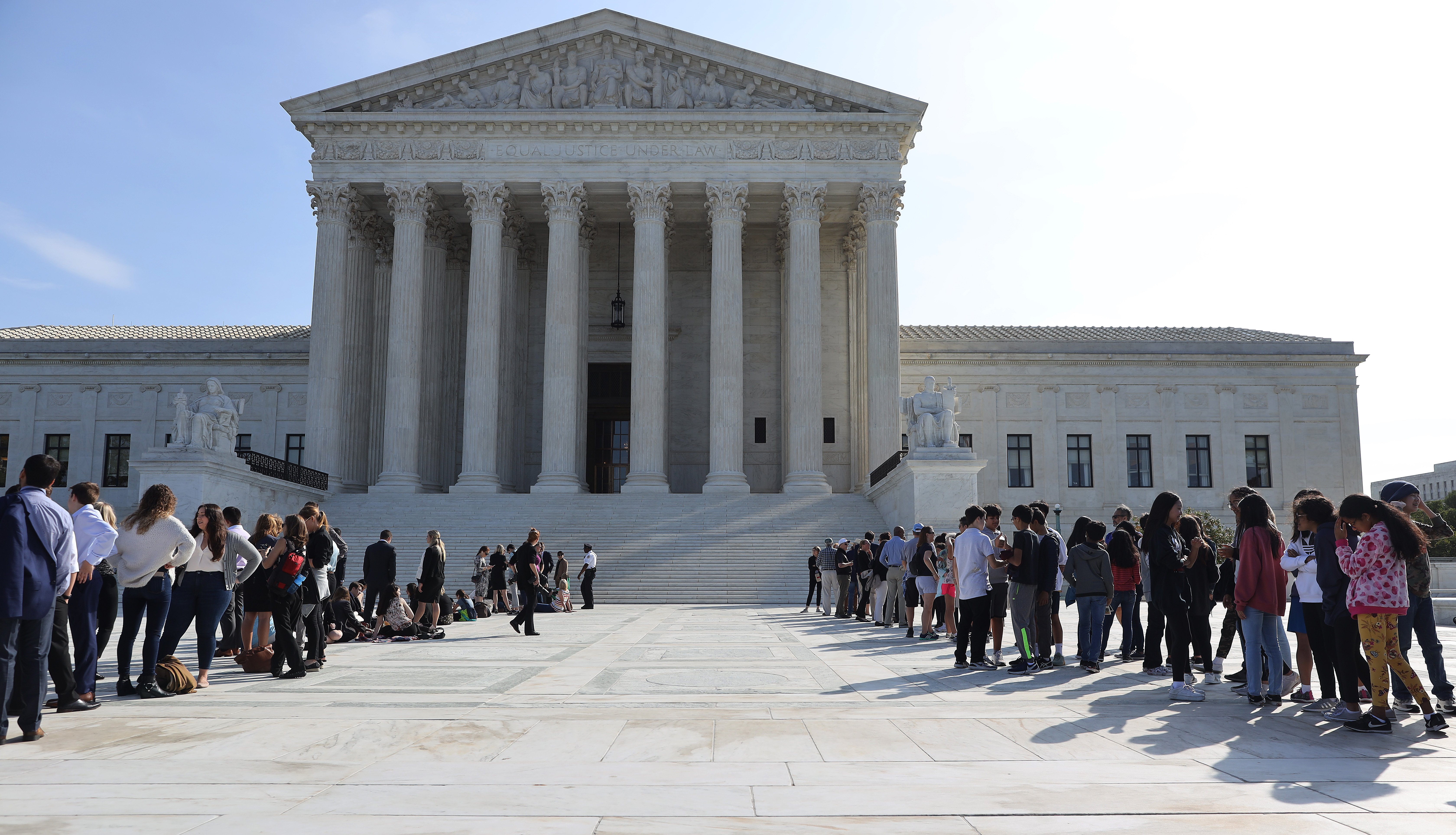 The Supreme Court building at the start of the court's new term on October 07, 2019. (Chip Somodevilla/Getty Images)