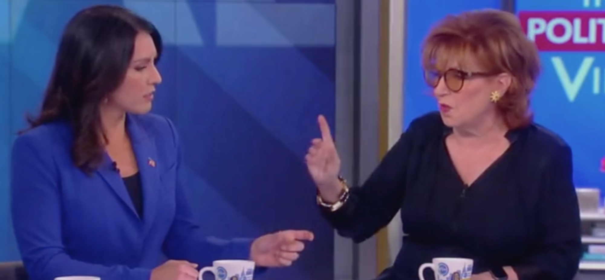 Tulsi Gabbard appears on "The View" with Joy Behar. Screen Shot/ABC