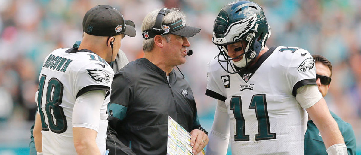 Doug Pederson smiled all the way through his bath in Eagles-green